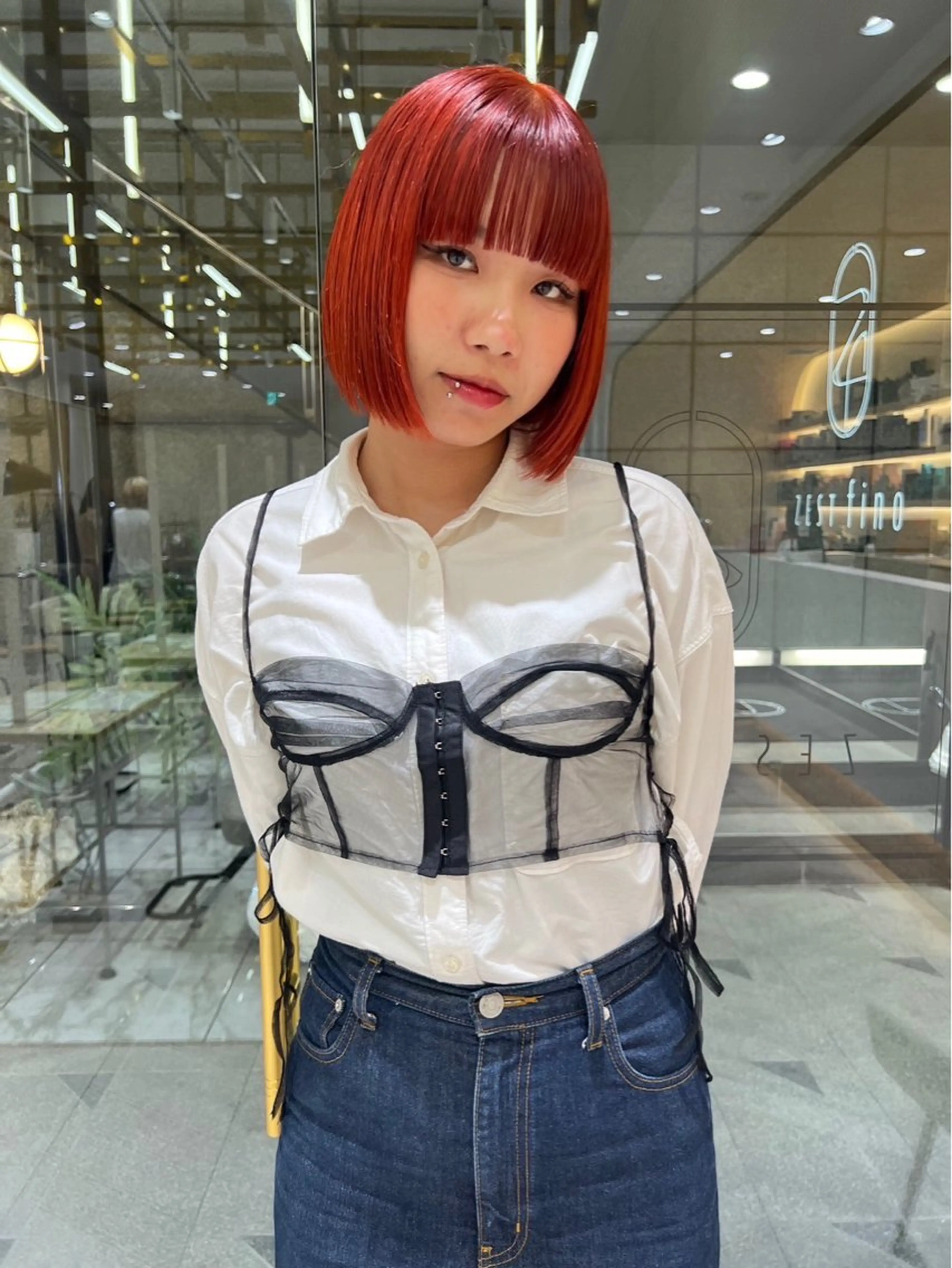 ショート カット 酸スト/フェザー パーマ/三谷海斗のヘアスタイル