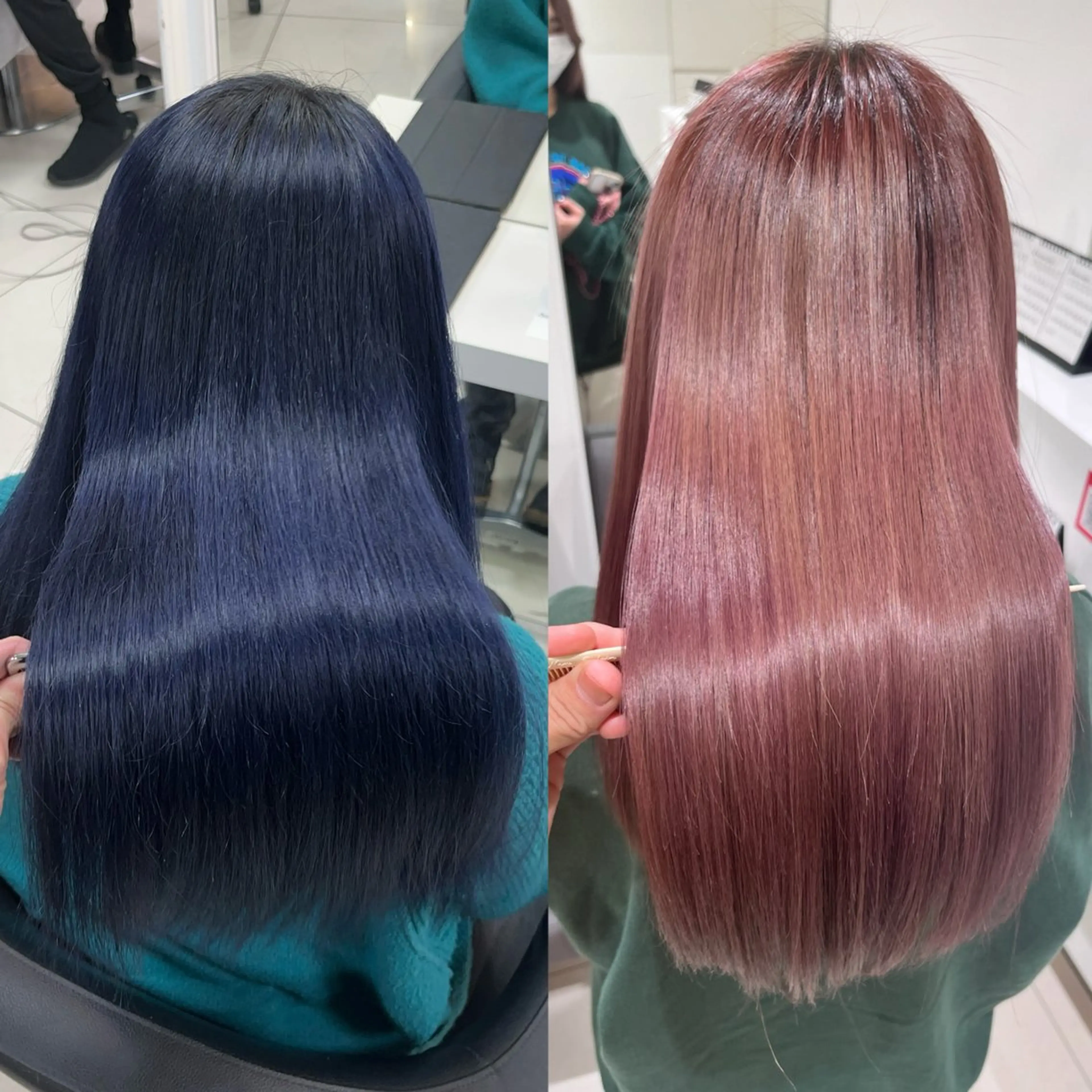 【✨ブリーチしててもできる！？✨】酸性美髪矯正＋カット+髪質補修フルコースの写真