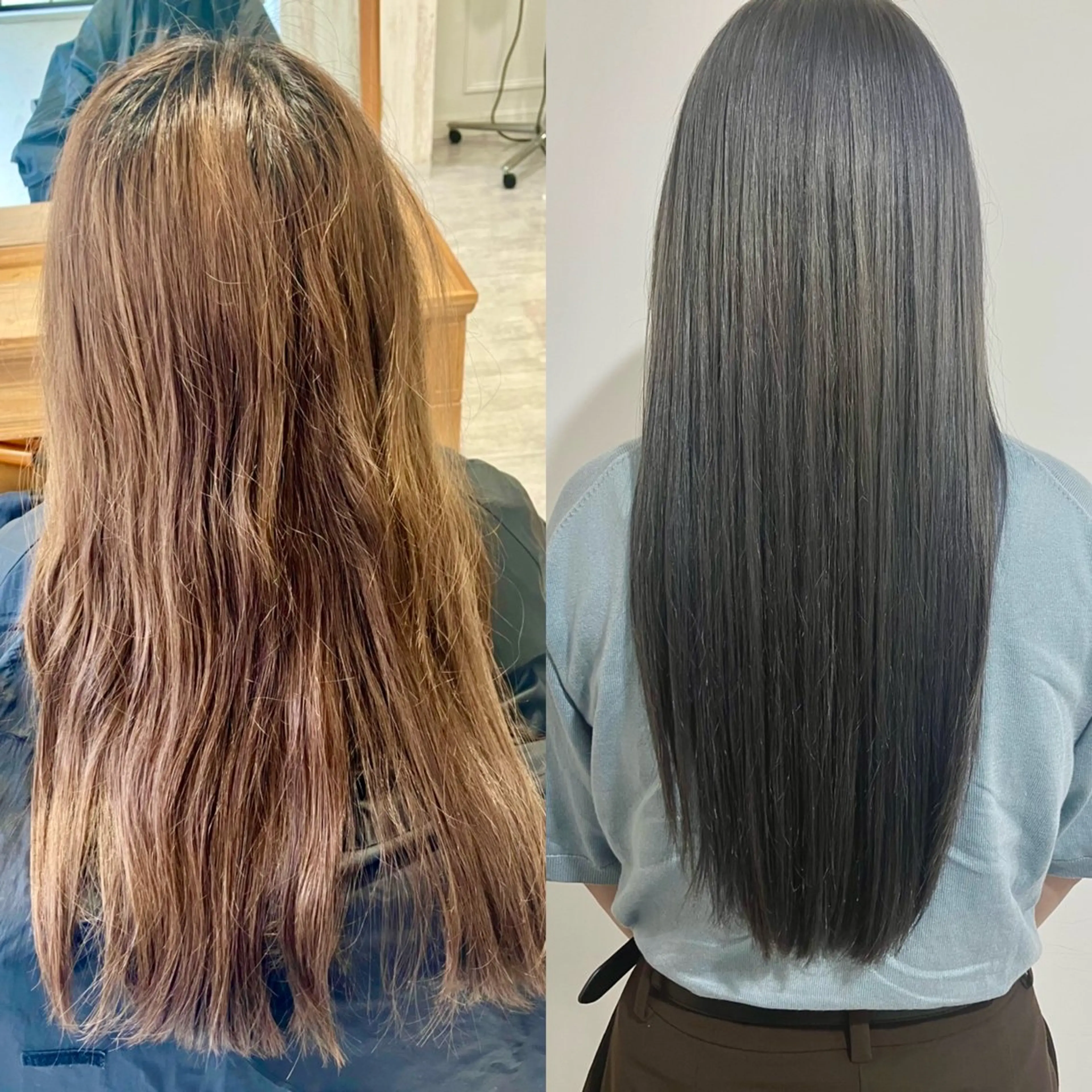 ロング カラー ブリーチ シルバー ヘアカラー トリートメント CIEL千葉店【シエル】所属・💙A O I 💙のヘアスタイル