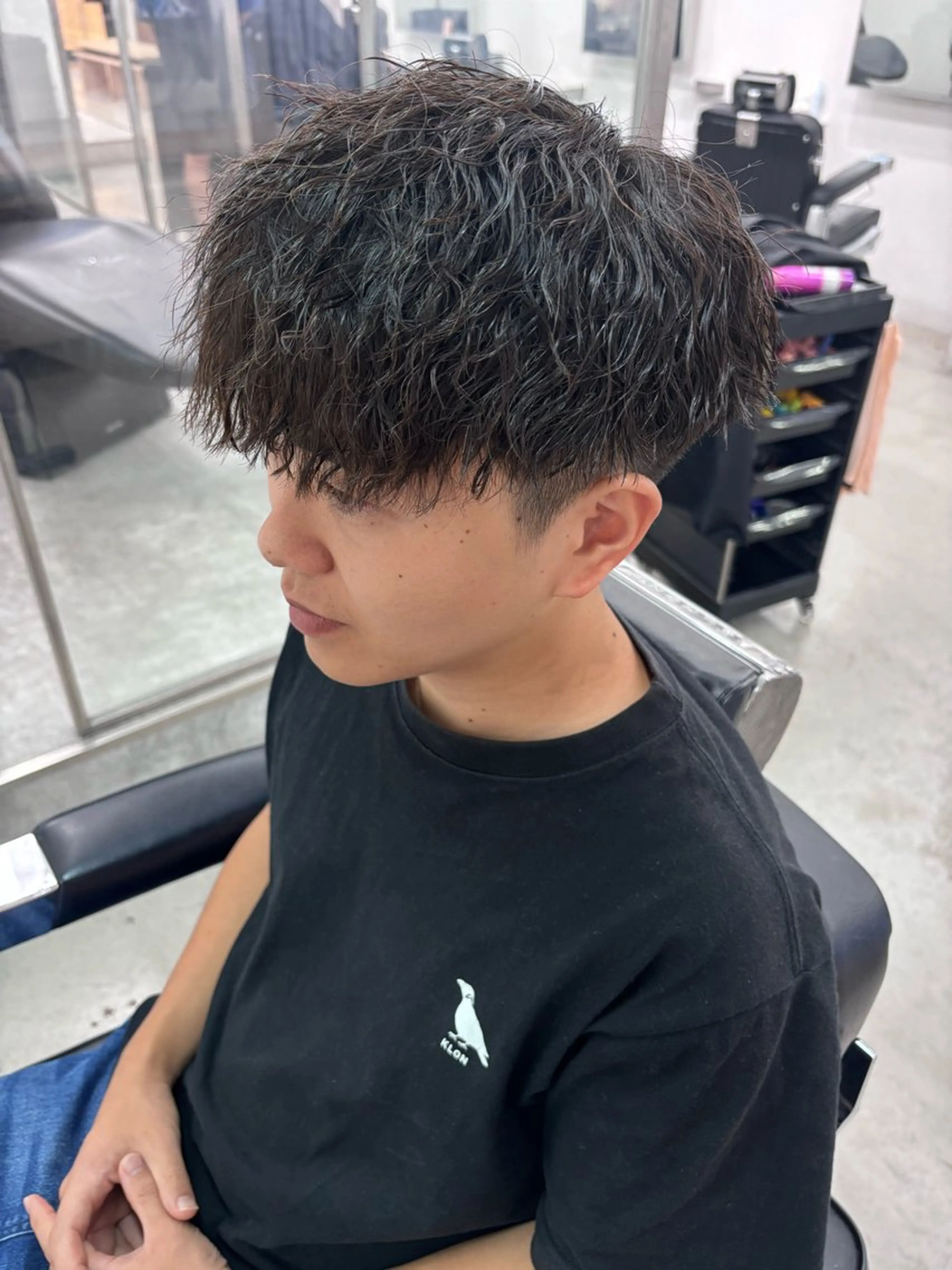 パーマ メンズ カット パーマ トリートメント 土岐 仁/メンズ専門 パーマ特化美容師🌀のヘアスタイル