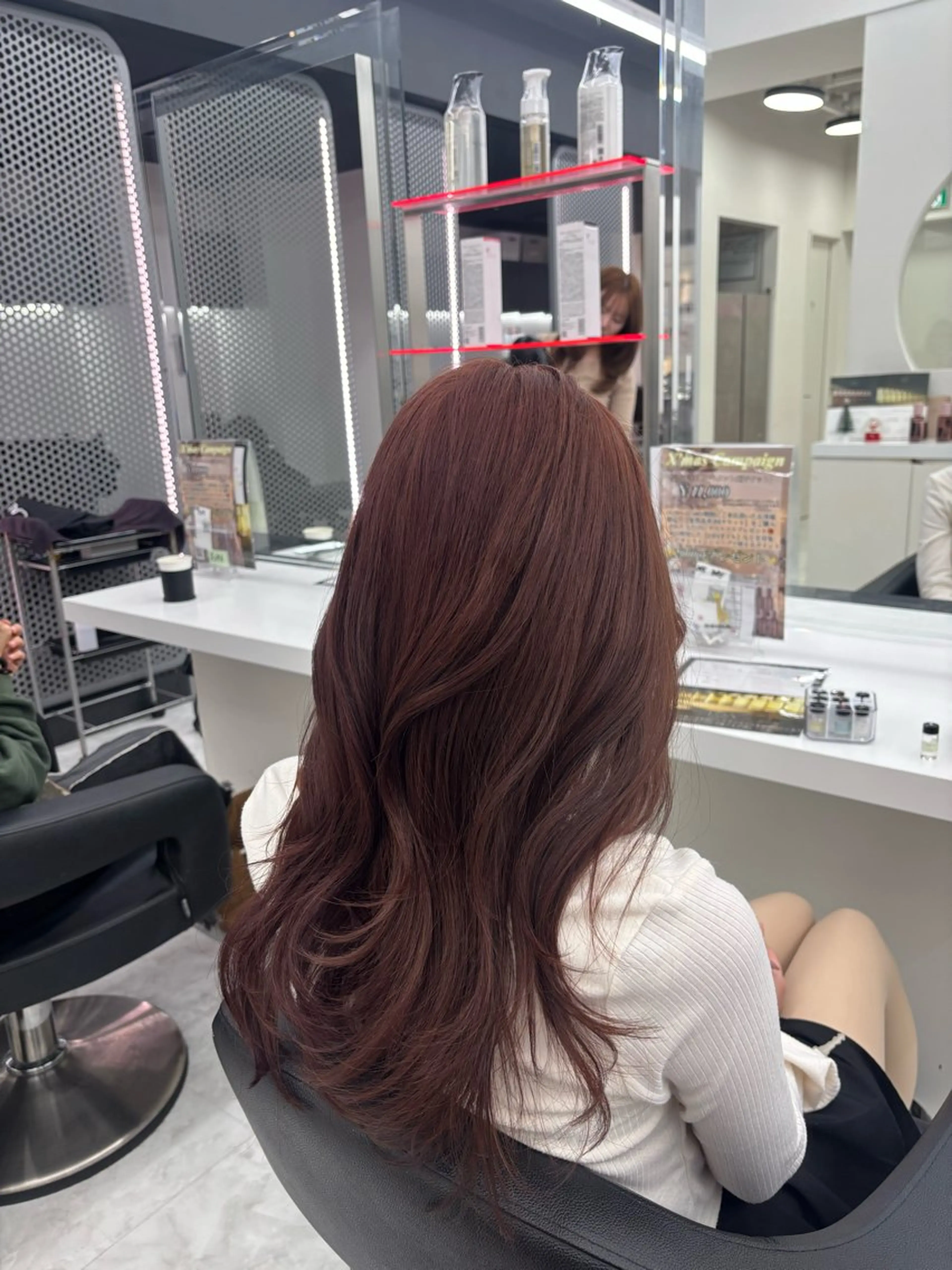 カラー ヘアカラー かわいい艶髪🤍 れいな🤍のヘアスタイル