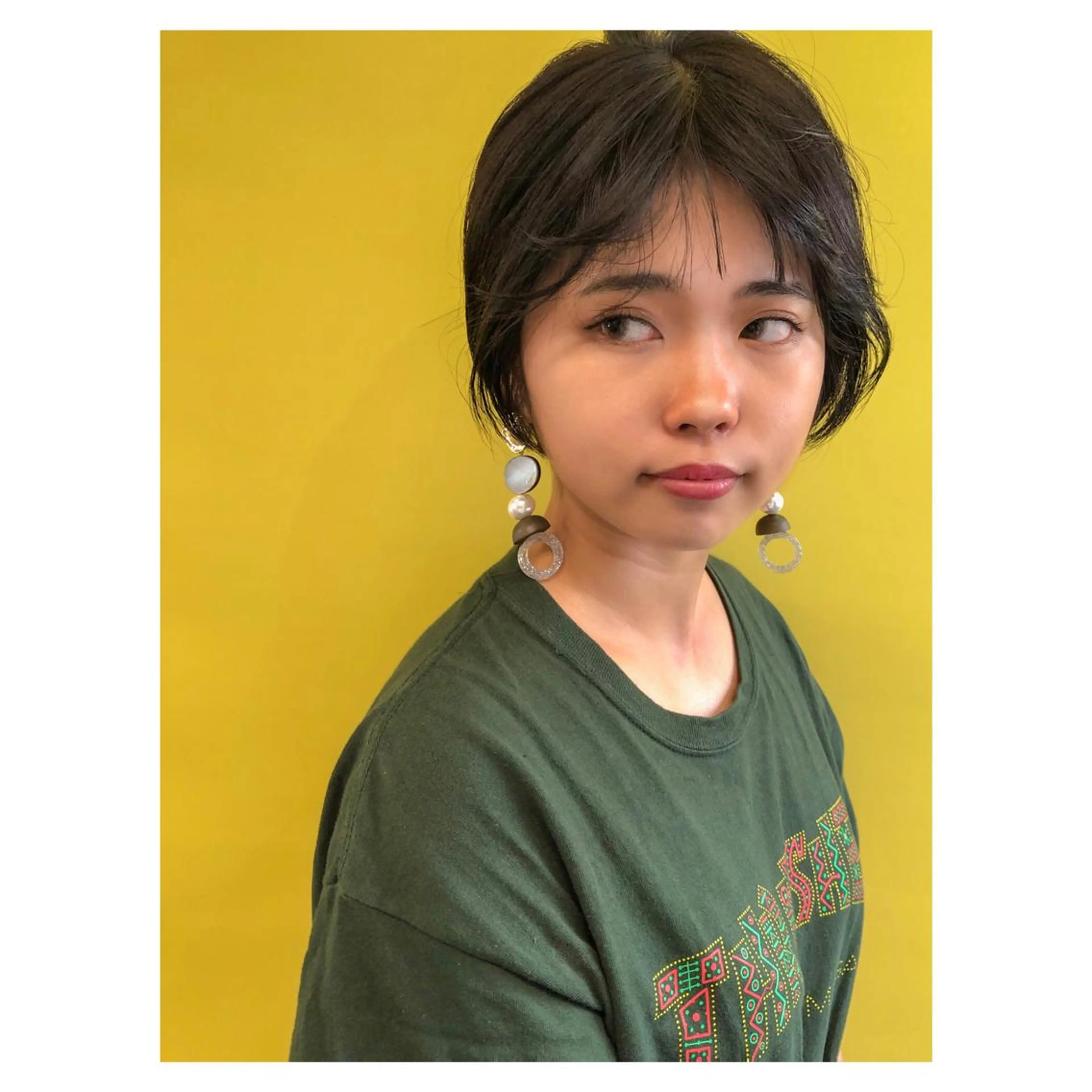 ショート カット トリートメント nessヤマサキ リュウタのヘアスタイル