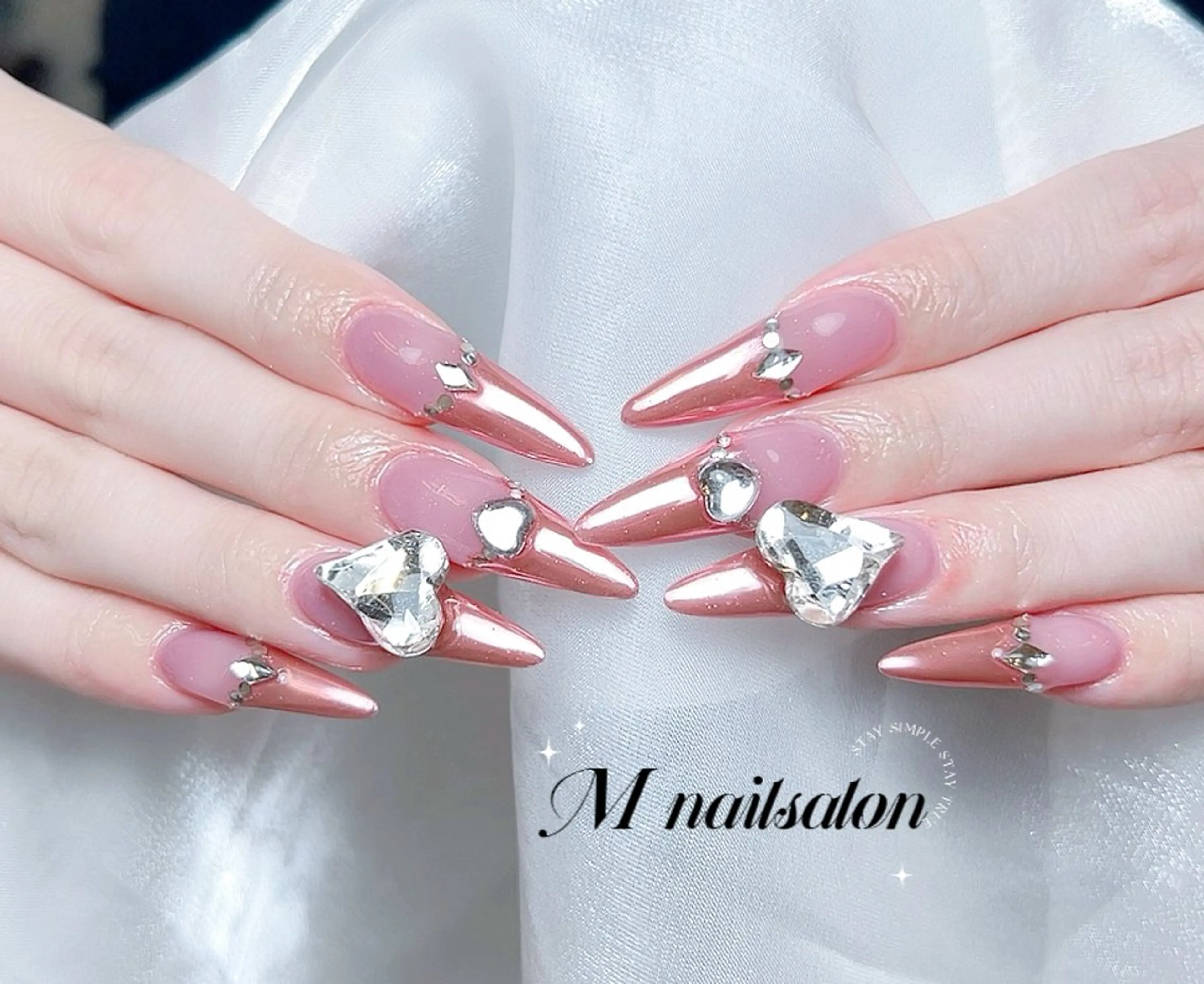 ネイル M🌷nail 長さだし専門店のネイルデザイン