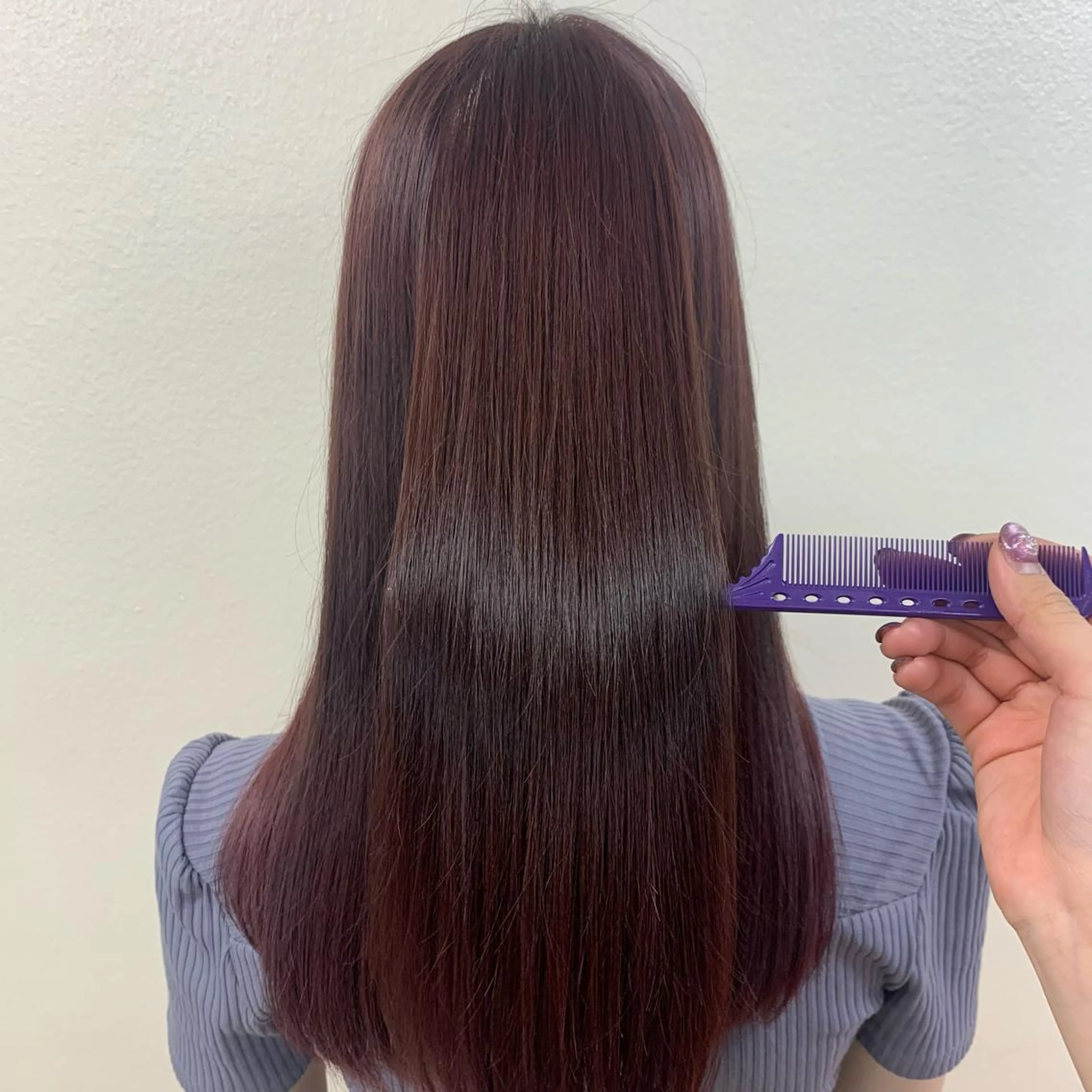 ロング カラー ヘアカラー 🤍大人っぽ韓国暗髪 🤍Asuka🤍のヘアスタイル