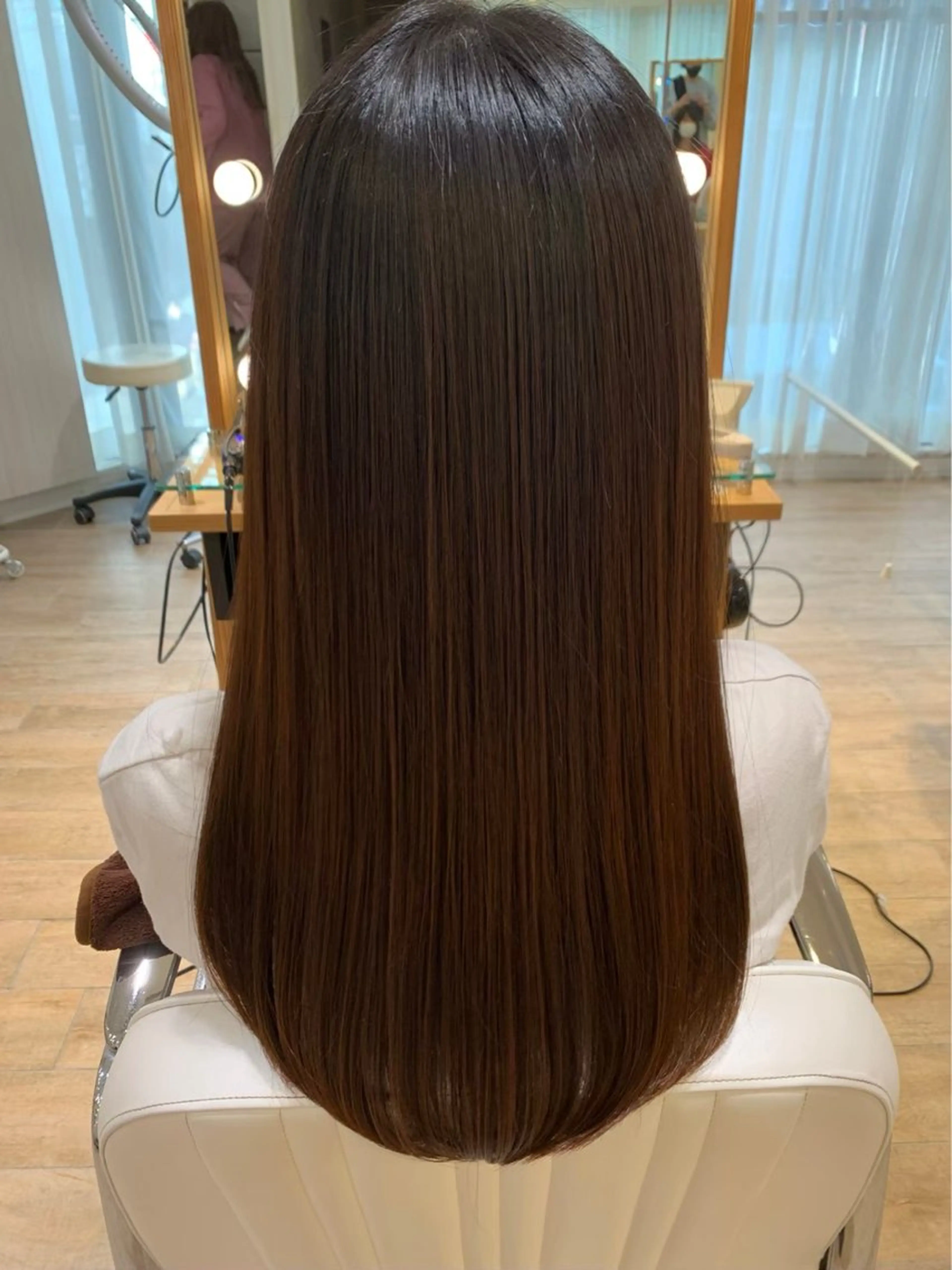 ロング 志賀 菜妃のヘアスタイル