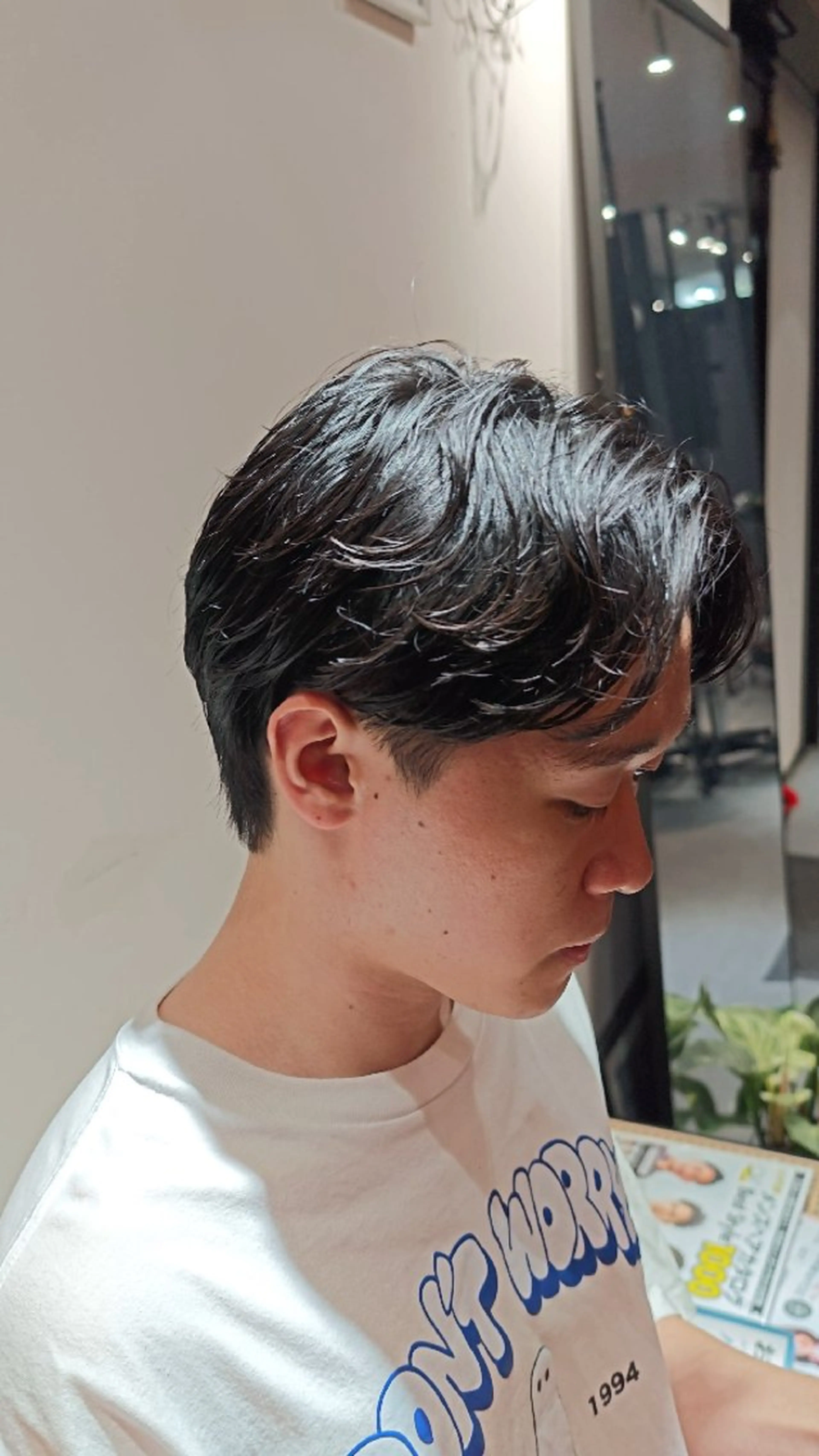 パーマ メンズ フェザーパーマ メンズパーマ ツイストスパイラルパーマ 波巻きパーマ ニュアンスパーマ 24時まで営業🌛東 陽町🍀静かに丁寧にのヘアスタイル