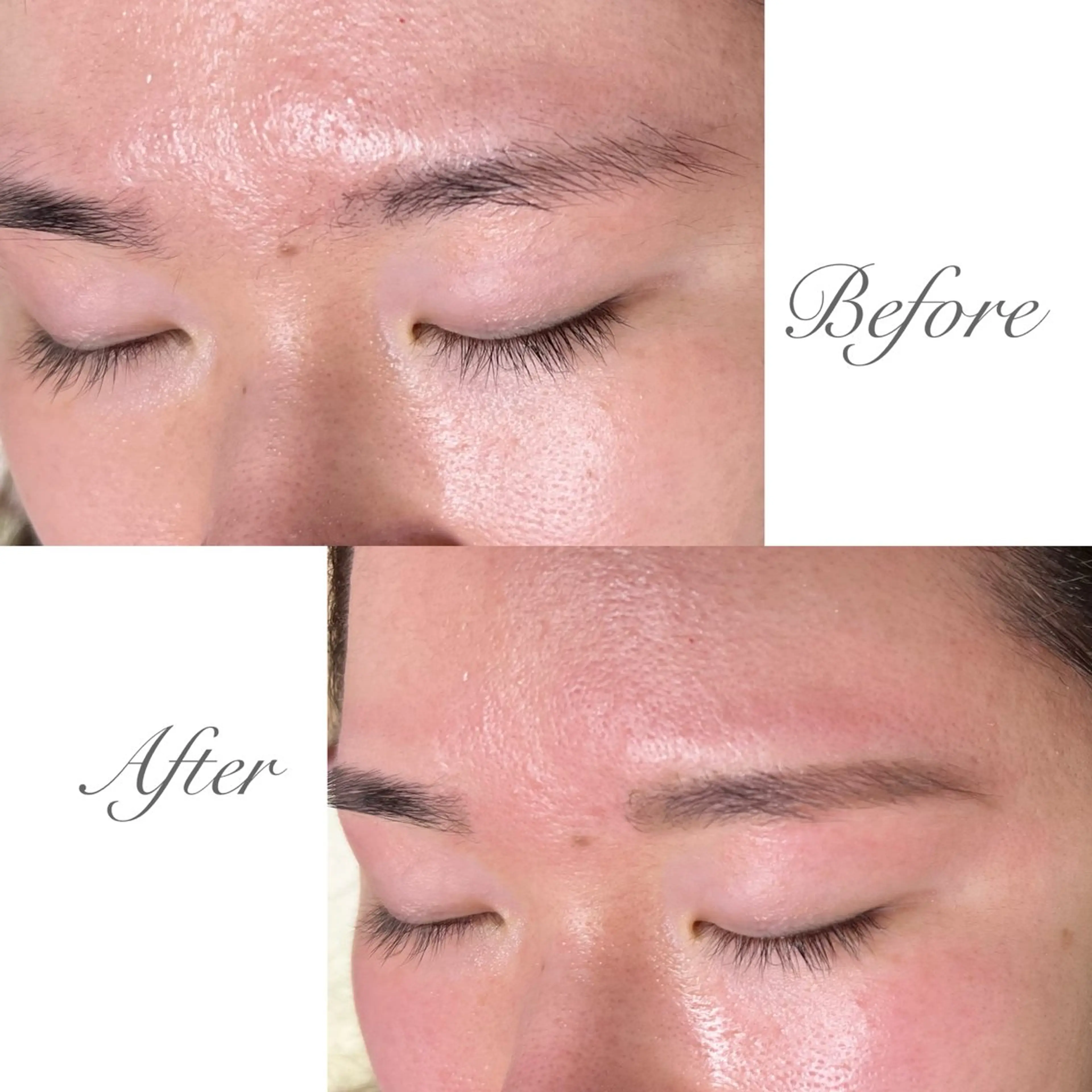 アイブロウワックス美眉スタイリングの写真