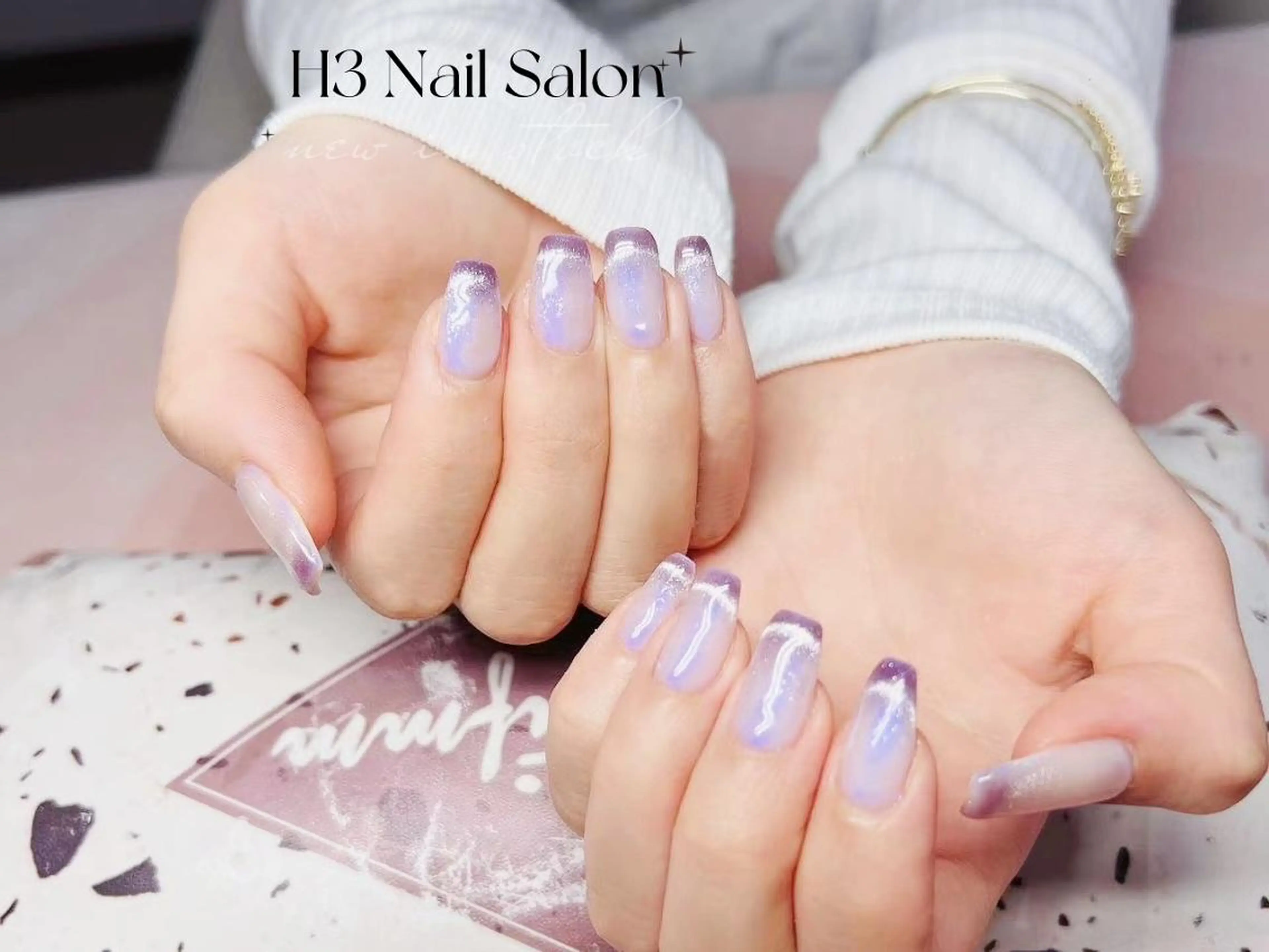 ロング H3 ネイル サロンのネイルデザイン