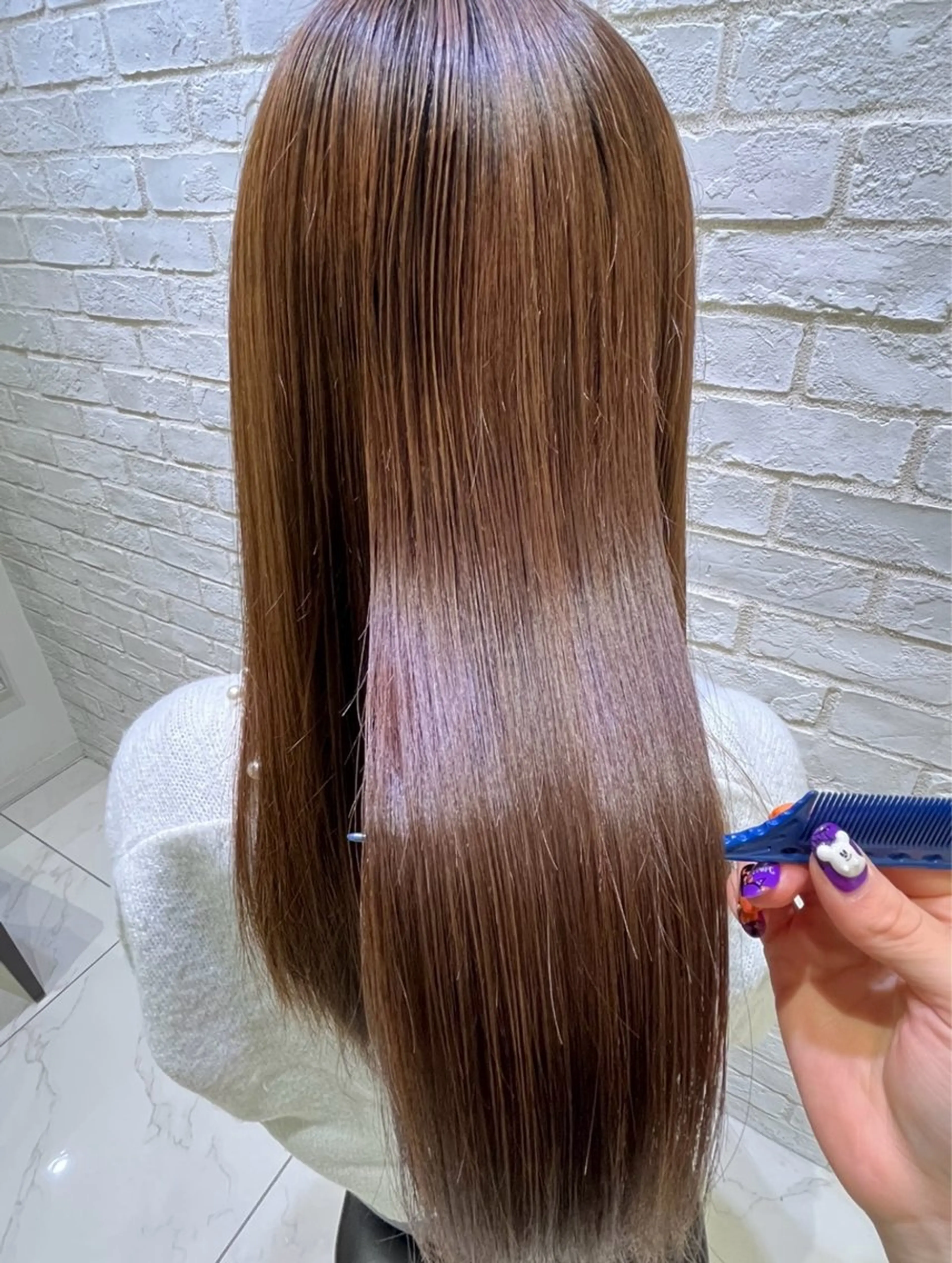 ロング トリートメント 篠塚 菜々子のヘアスタイル