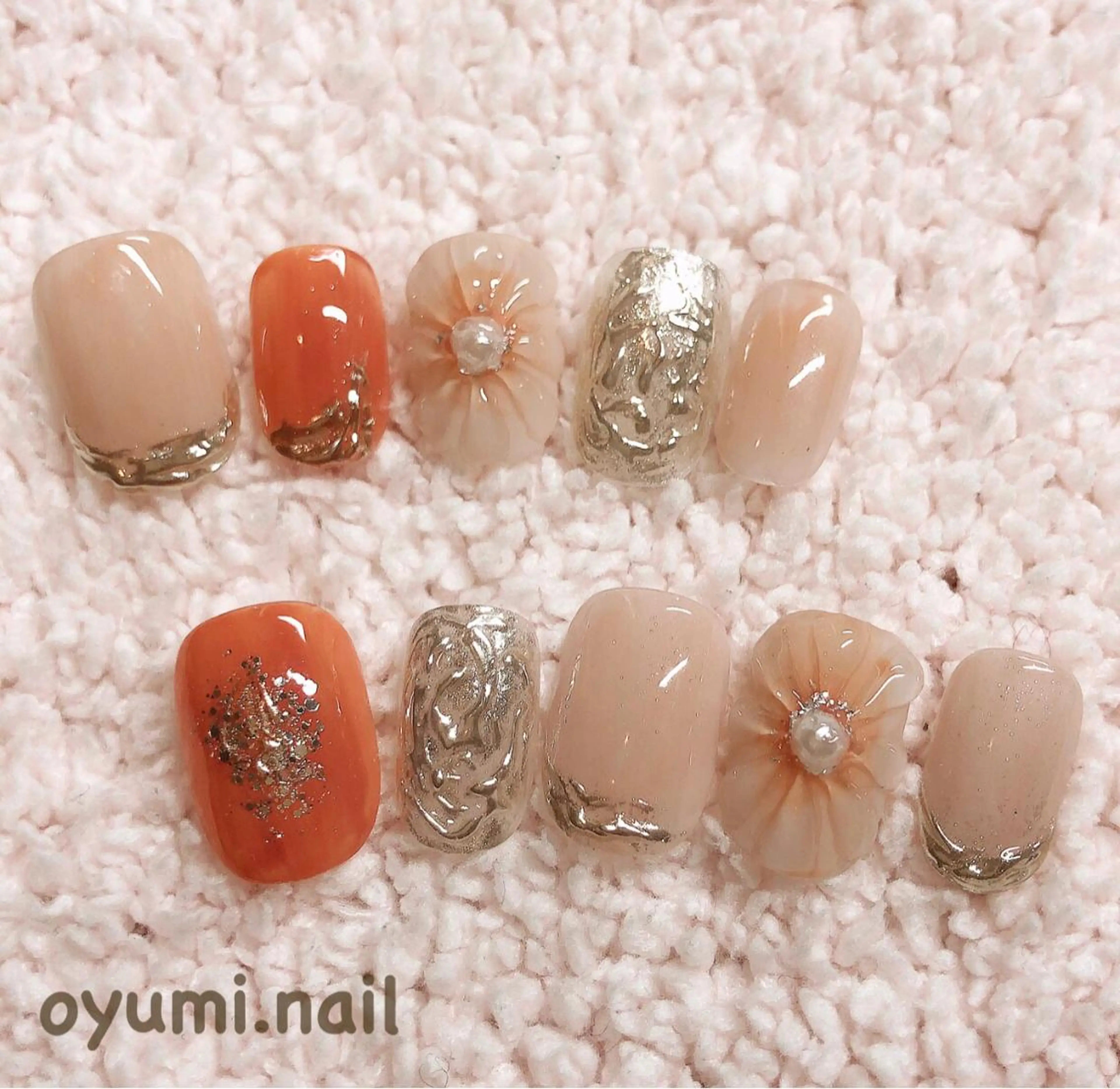 ネイル リボン ネイルチップ takanashi yumiのネイルデザイン