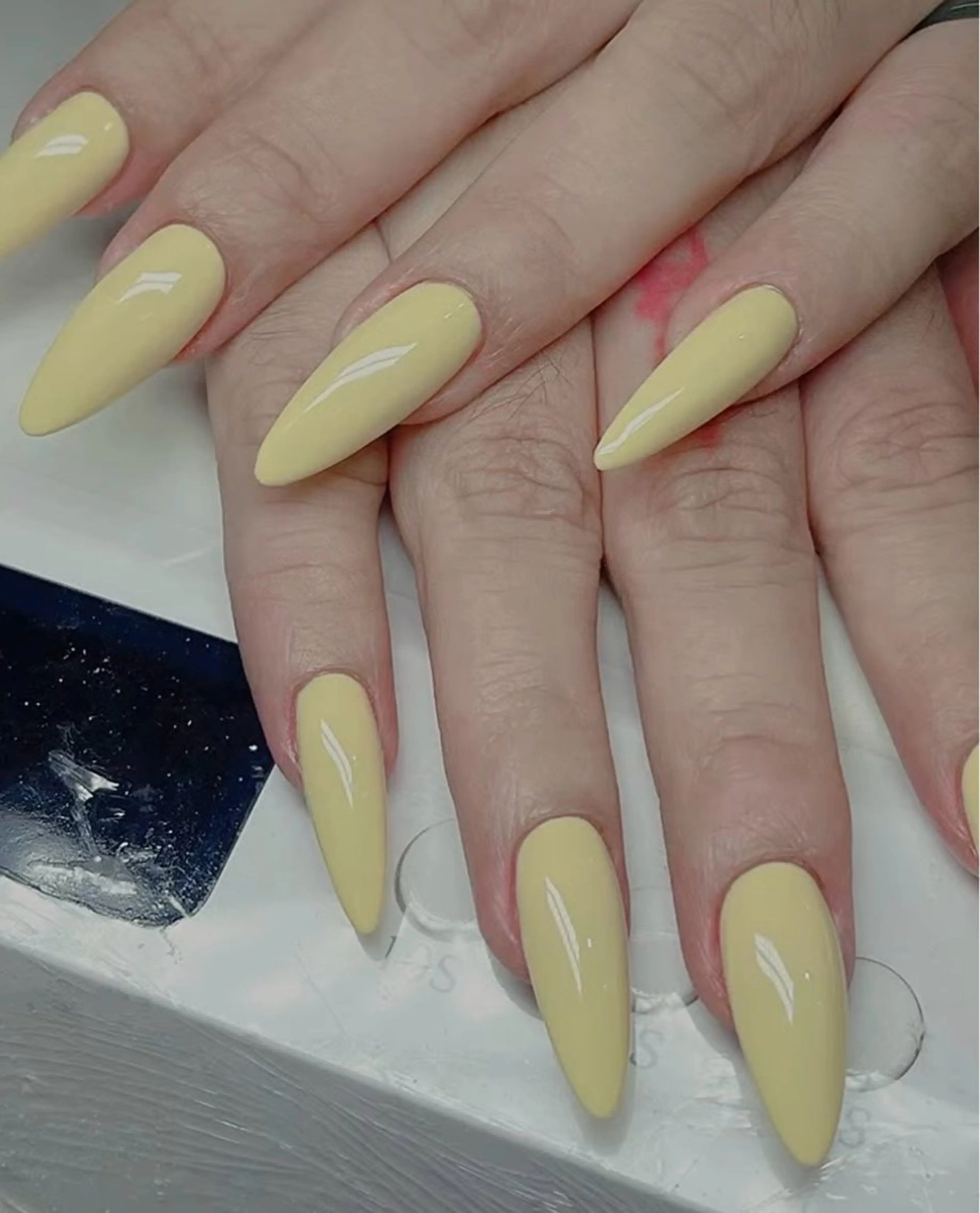 チップ長さ出しワンカラーの写真