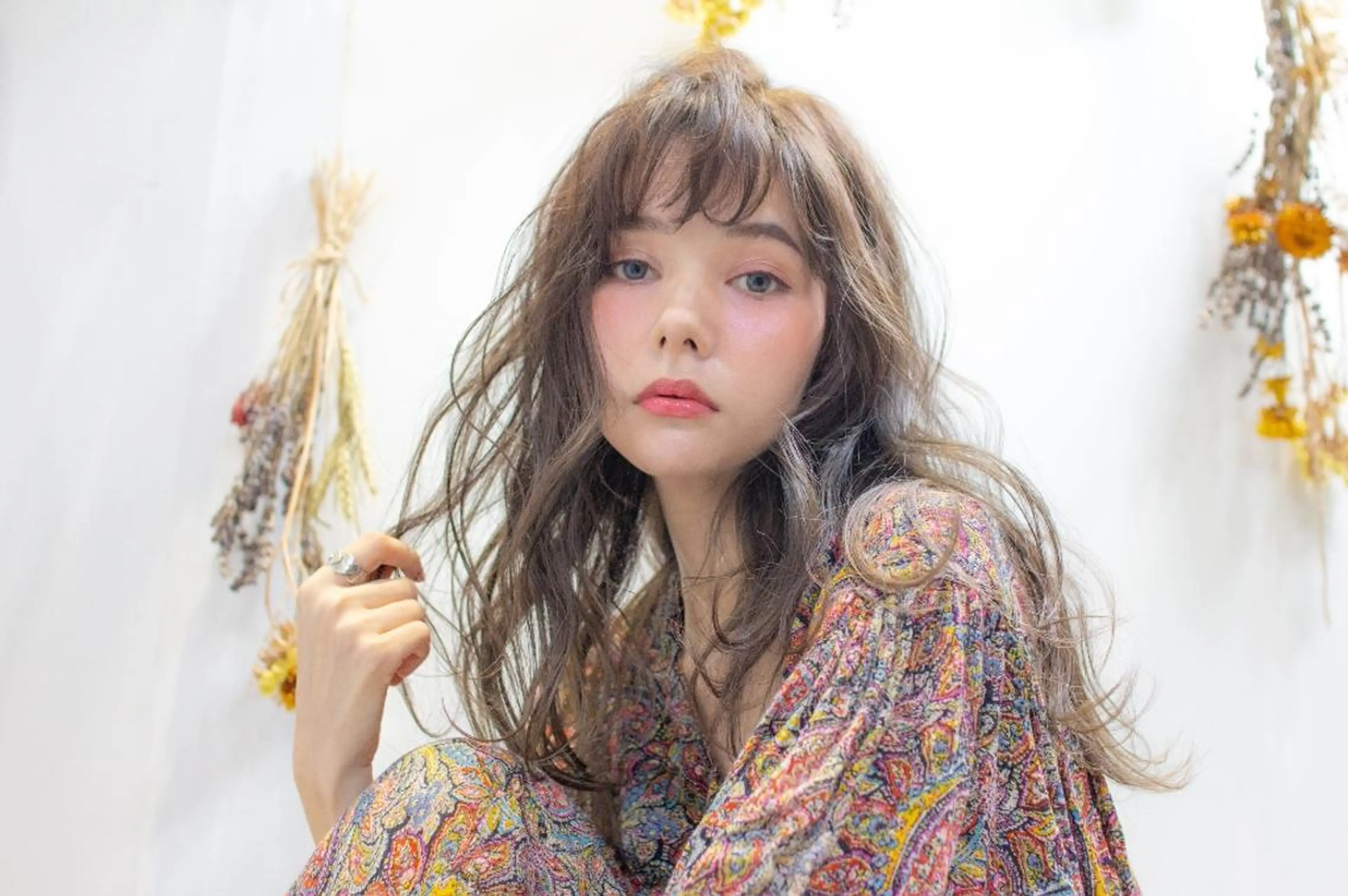 ミディアム Ash 店長　山下達也のヘアスタイル