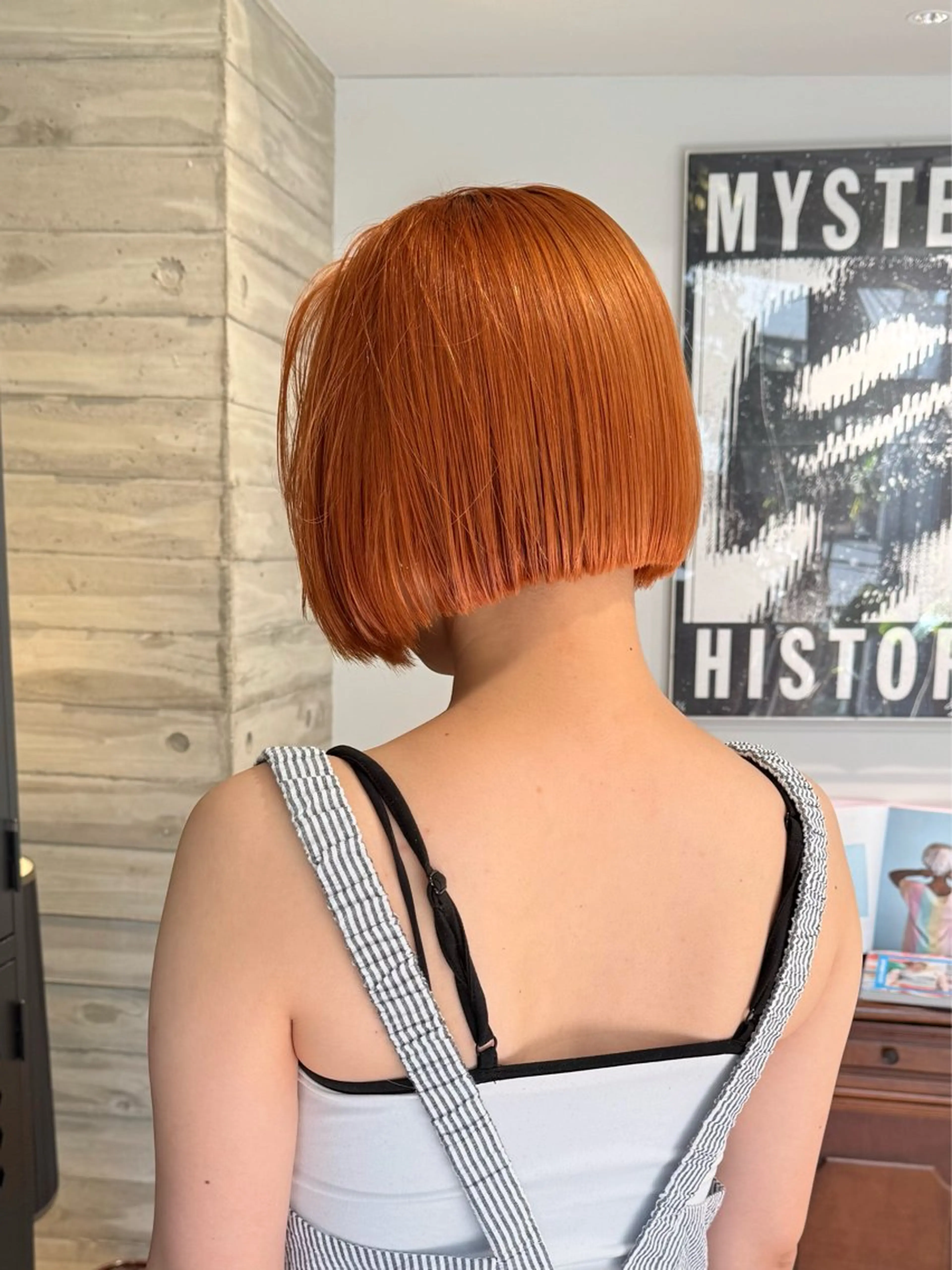 ミディアム カラー カット ヘアカラー トリートメント 色落ち綺麗透明感カラ /ボブ/ナカツヒカルのヘアスタイル