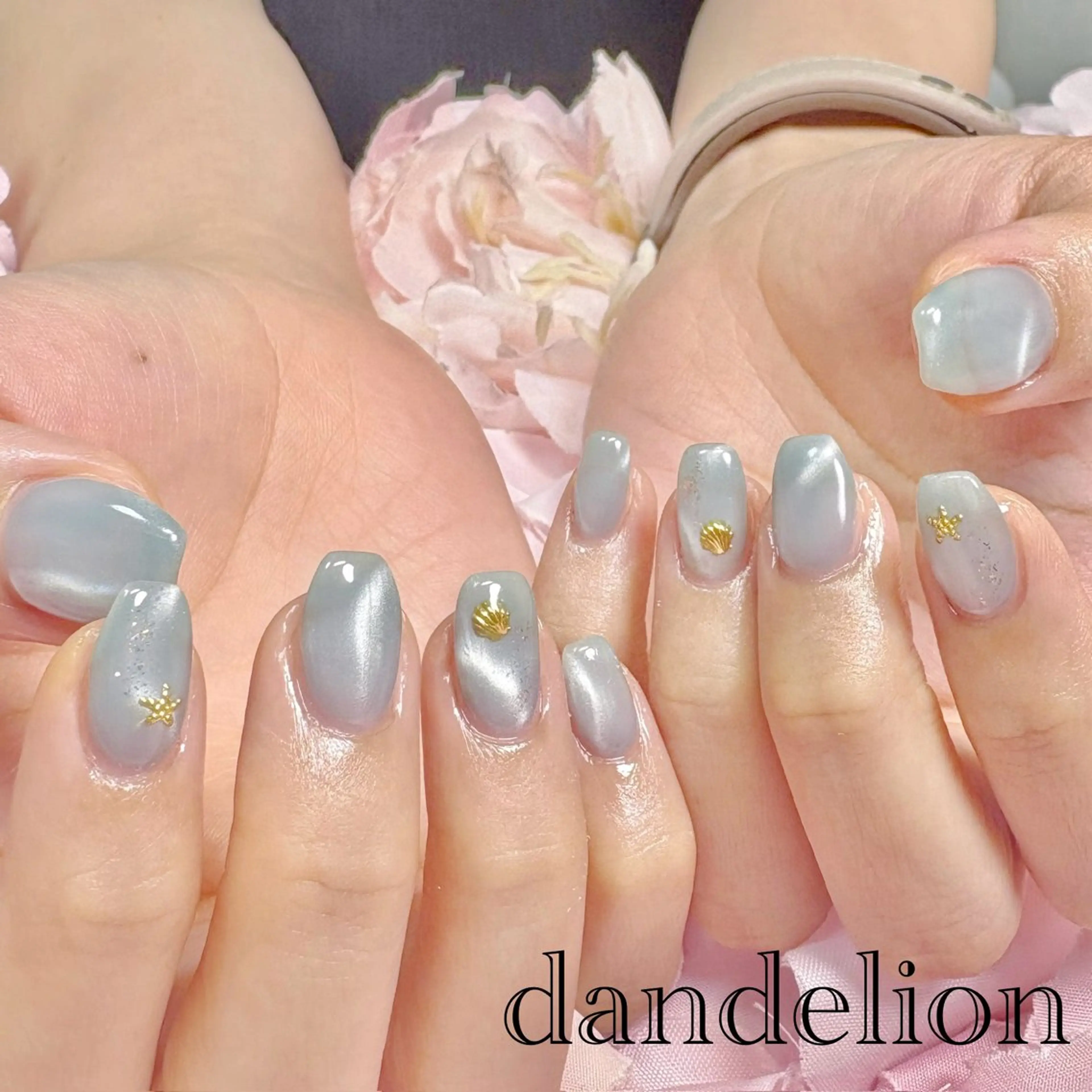 ネイル ハンドネイル ハンドケア dandelion ダンデライオンのネイルデザイン