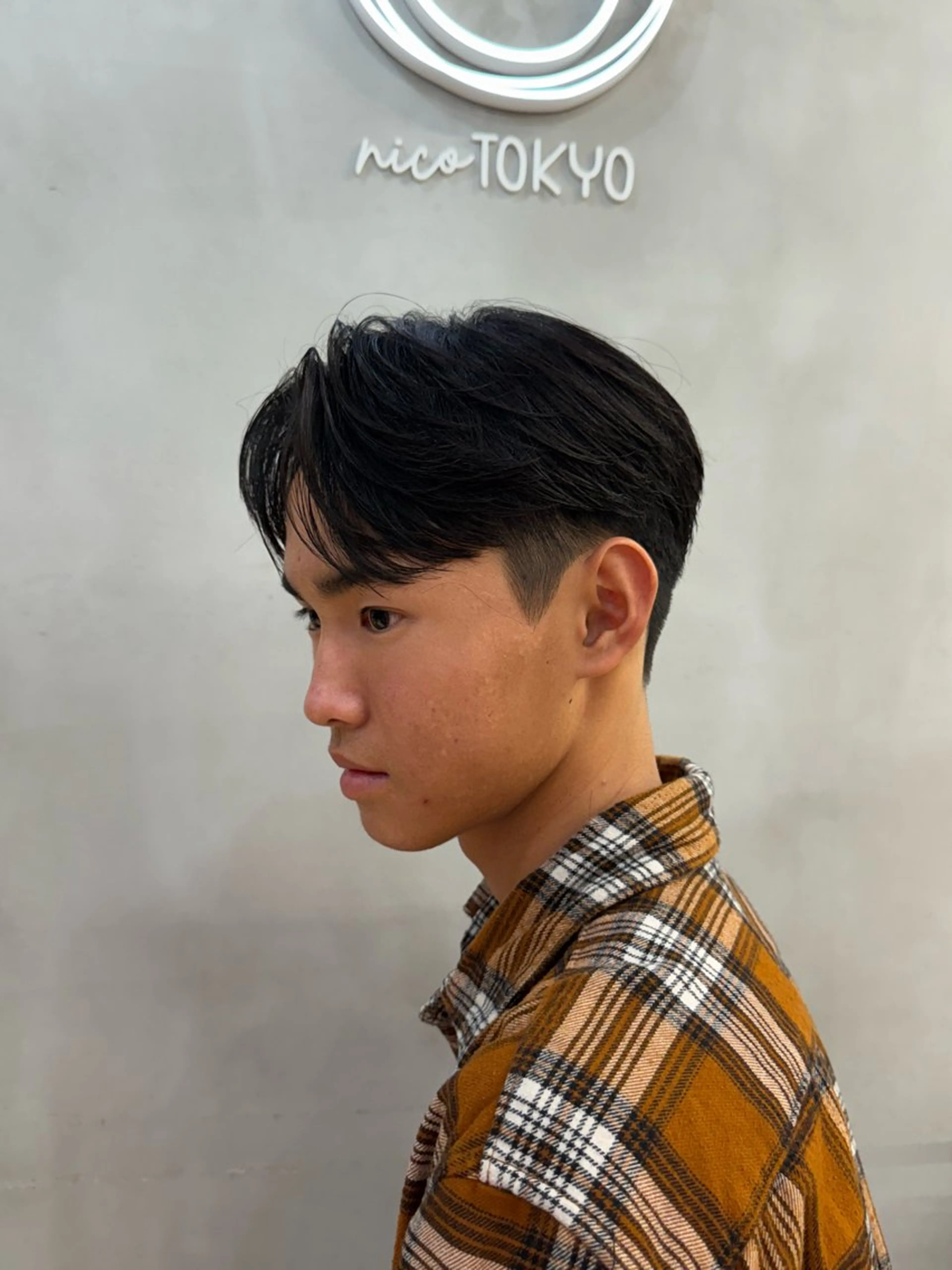 ショート メンズ nico TOKYO所属・ニュアンス/ センターパート/イノのヘアスタイル