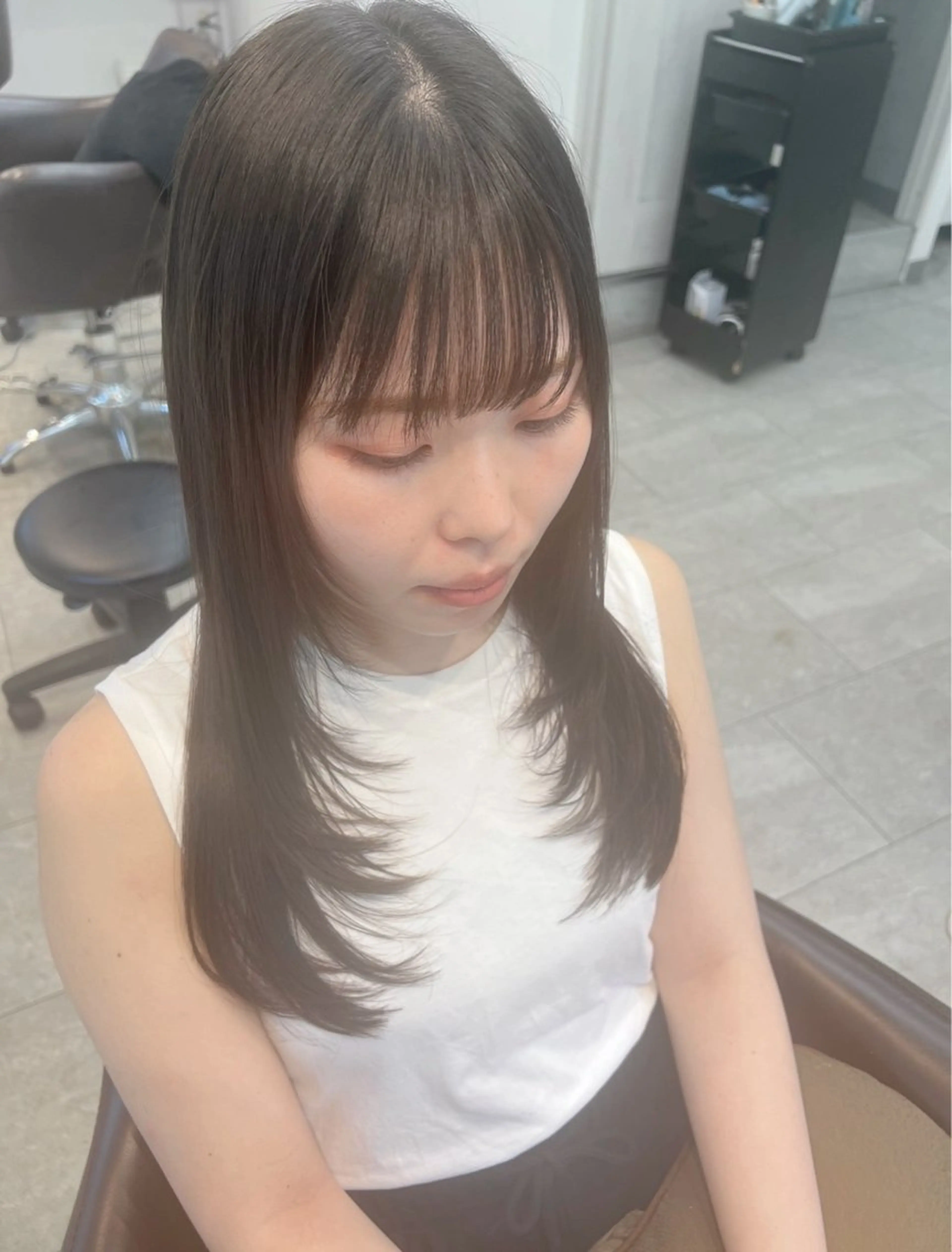 ロング CBON    HairSalon neaf六本木店所属・カラー/髪質改善/ 縮毛矯正/関口舞のヘアスタイル