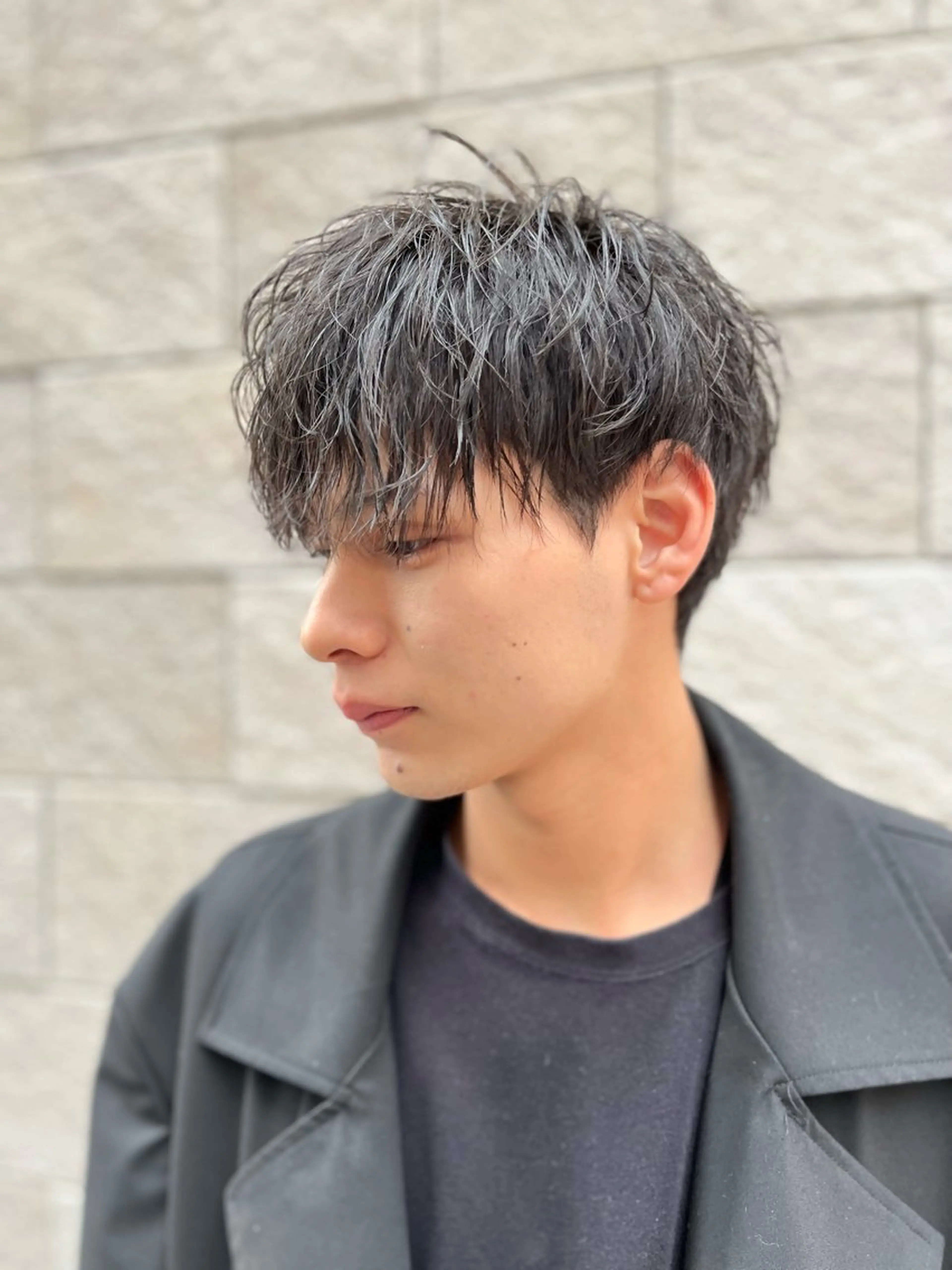 ショート soen所属・⚡メンズパーマフ ェードカットTomyのヘアスタイル