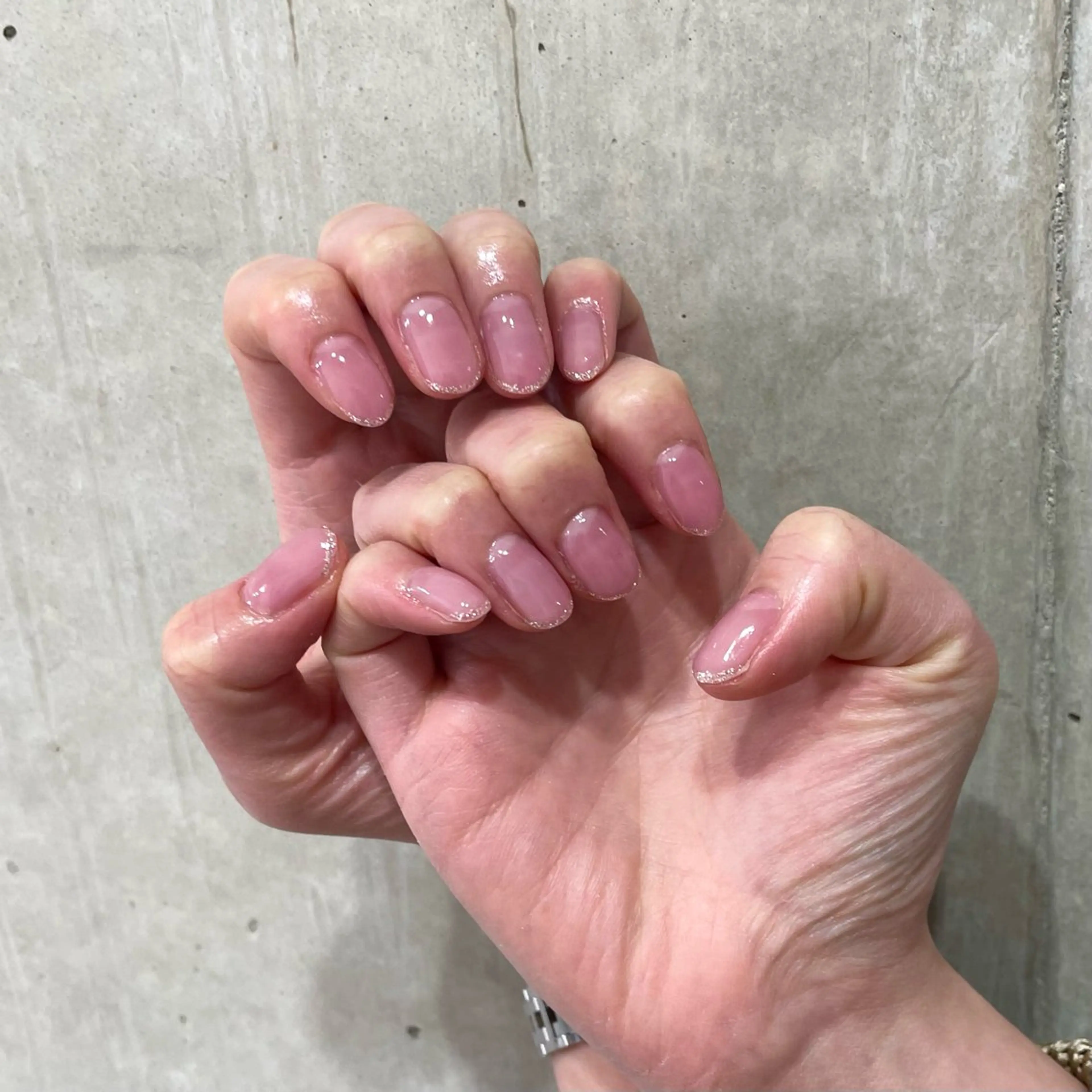 ネイル ピンク シンプルネイル ハンドネイル 🤍One MISAKI🤍のネイルデザイン