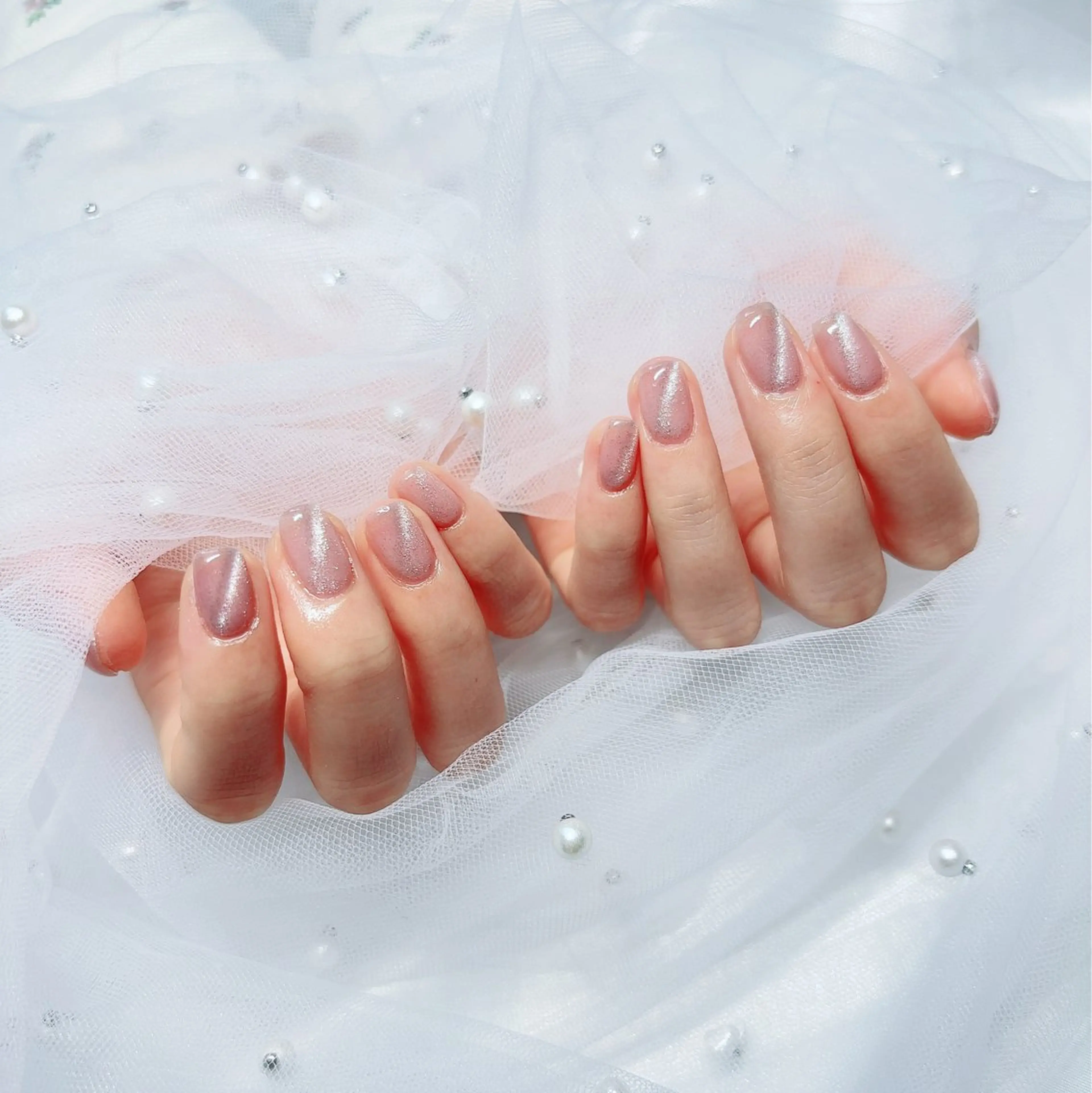 🌼オフなし🌼マグネットネイル💅💖の写真