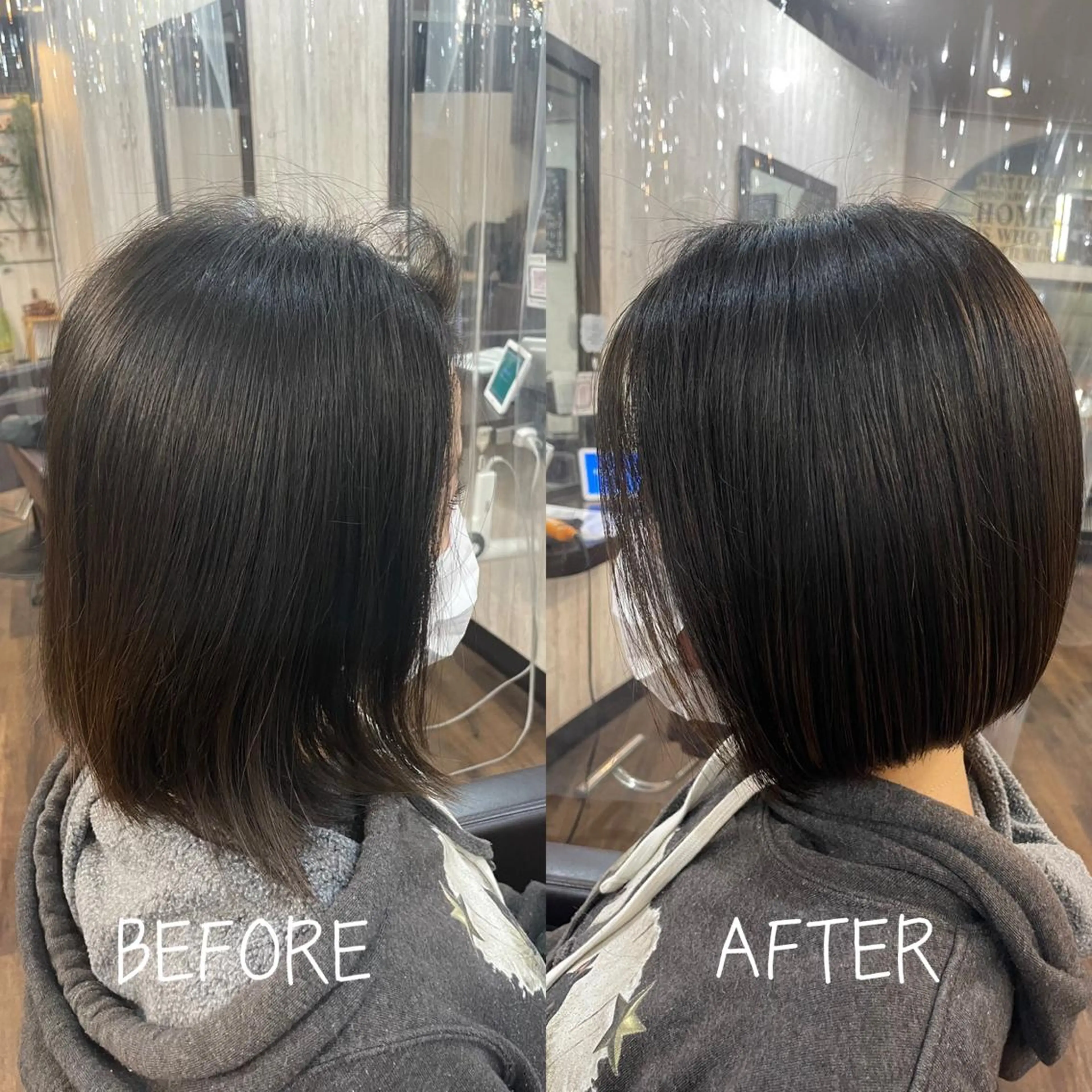 ショート 切りっぱなしボブ ボブ Cress  ひばりヶ丘所属・髪質改善/美髪矯正 エイジングケア/海斗のヘアスタイル