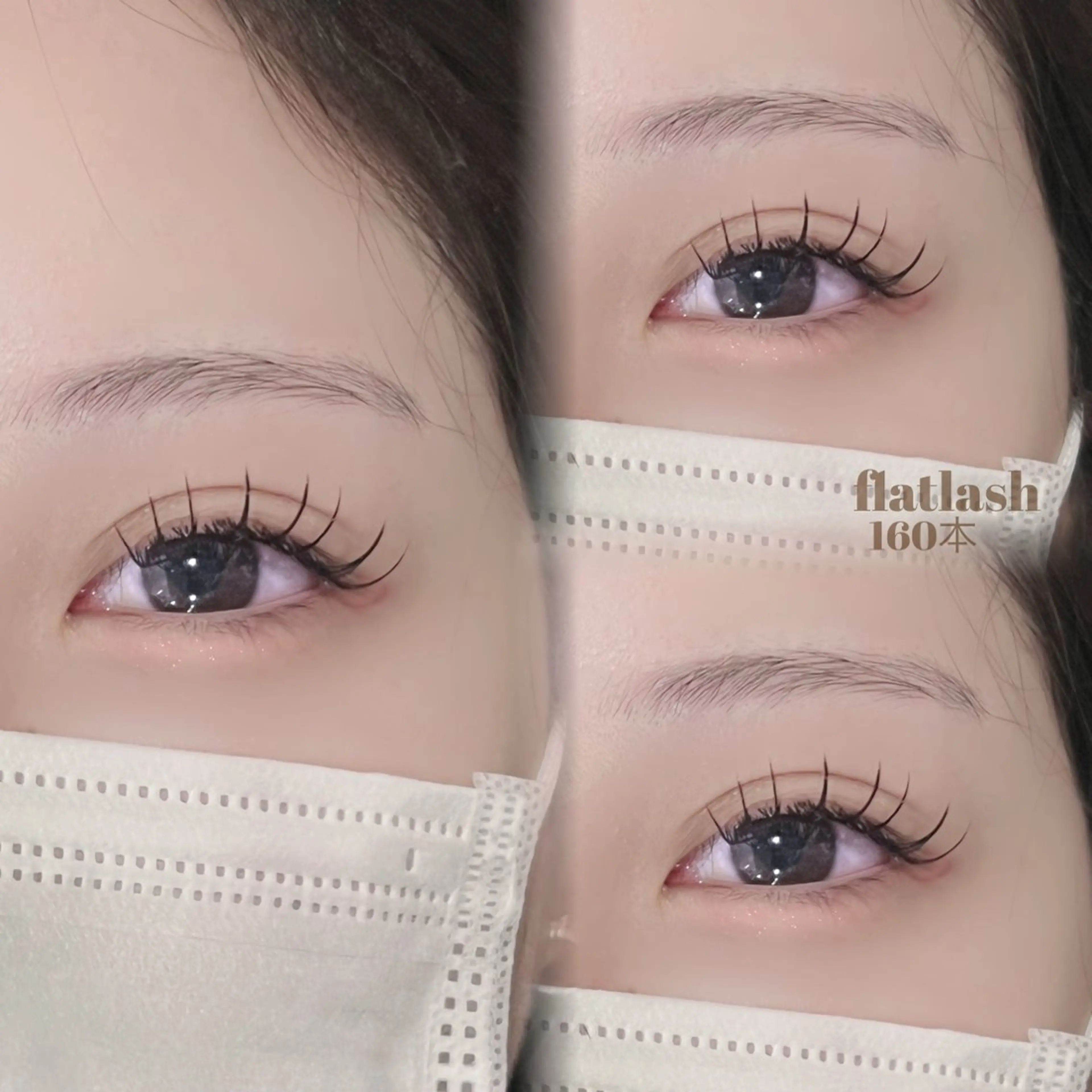 マツエク・マツパ 付け放題 フラットラッシュ noble 金山店 🫧Yuiのマツエク・マツパデザイン