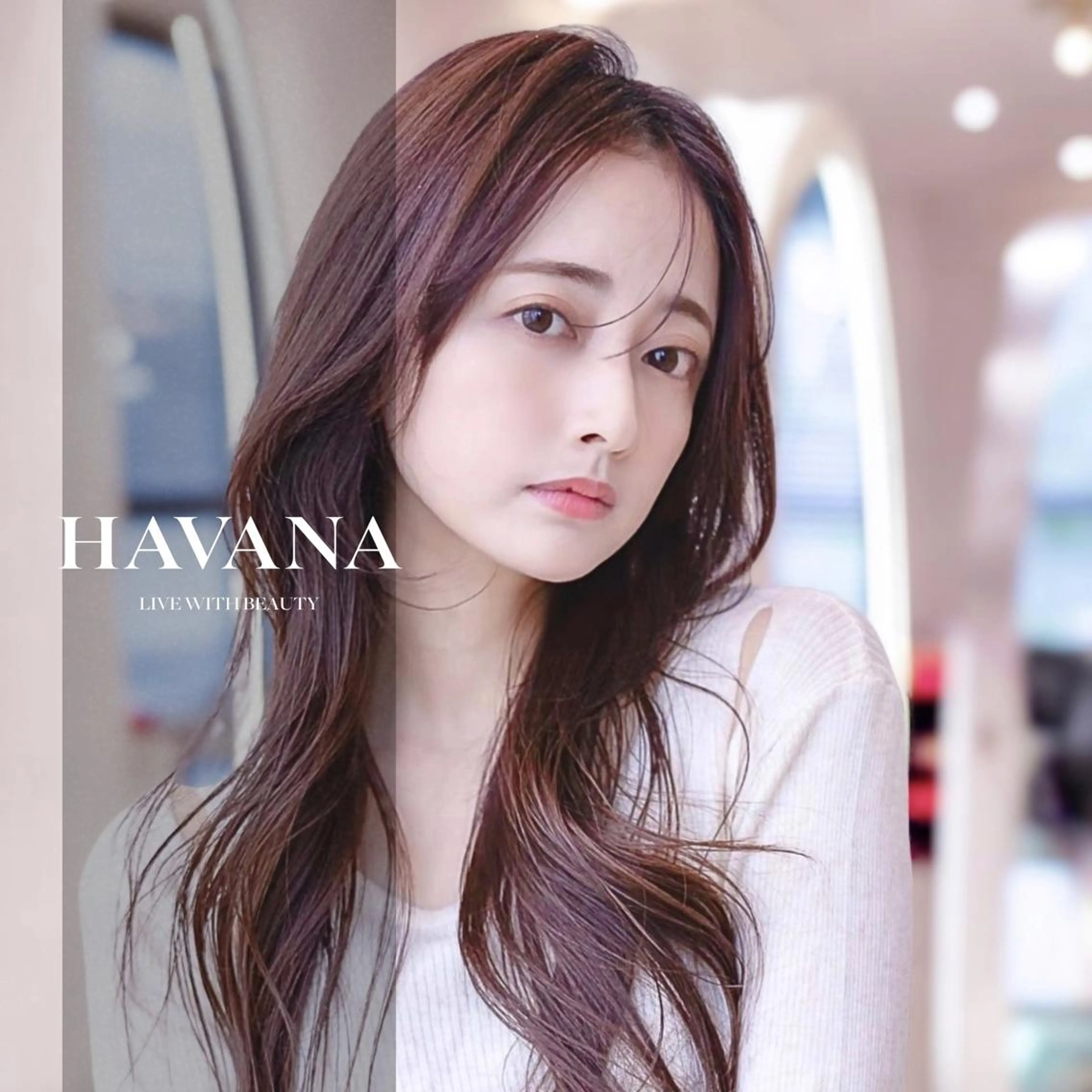 セミロング カラー カット ヘアカラー トリートメント HAVANA.立川 【レイヤー/韓国】のヘアスタイル