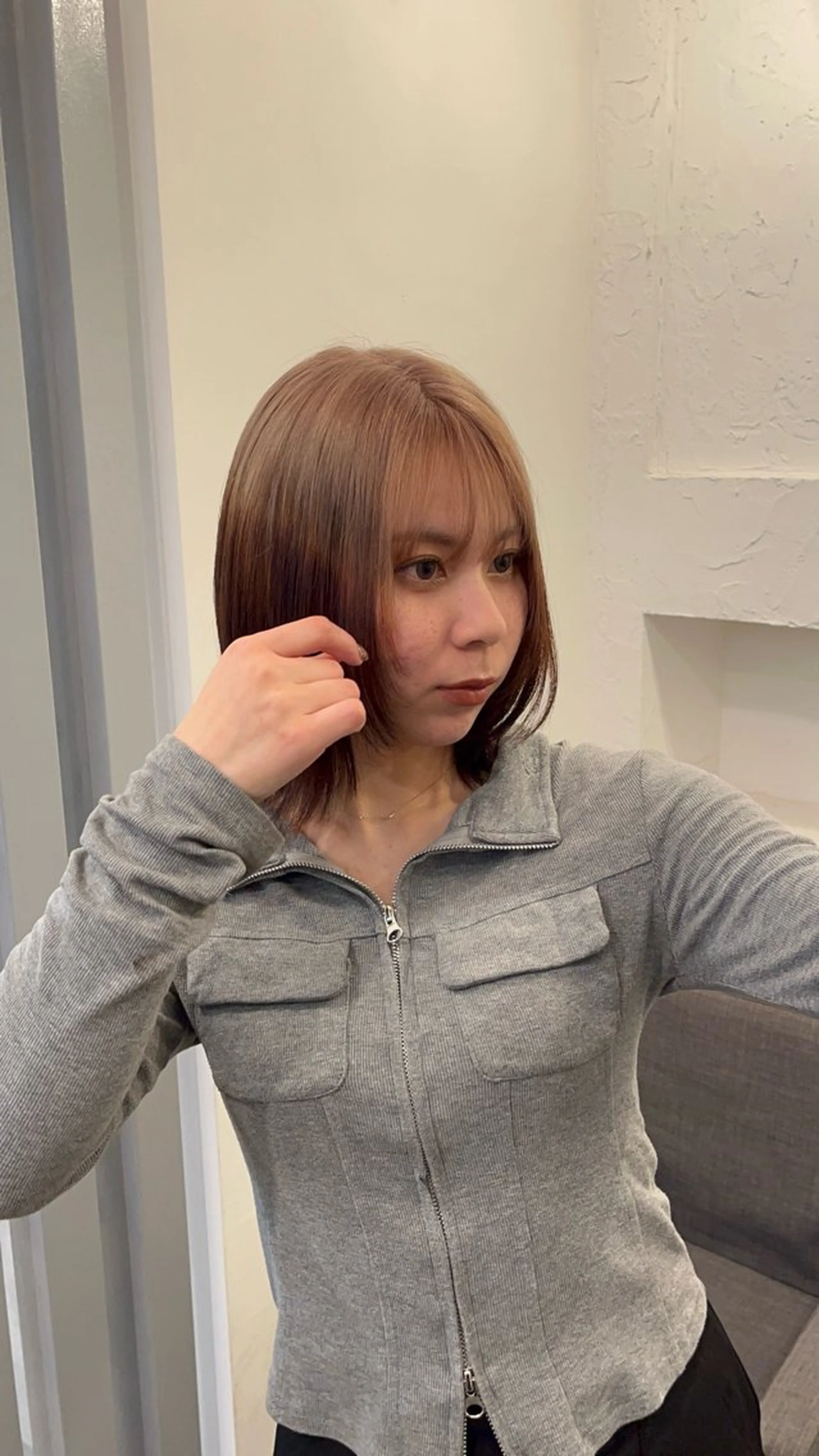 ミディアム 渋谷ケアブリーチ ❤️🔥徳田空悟のヘアスタイル