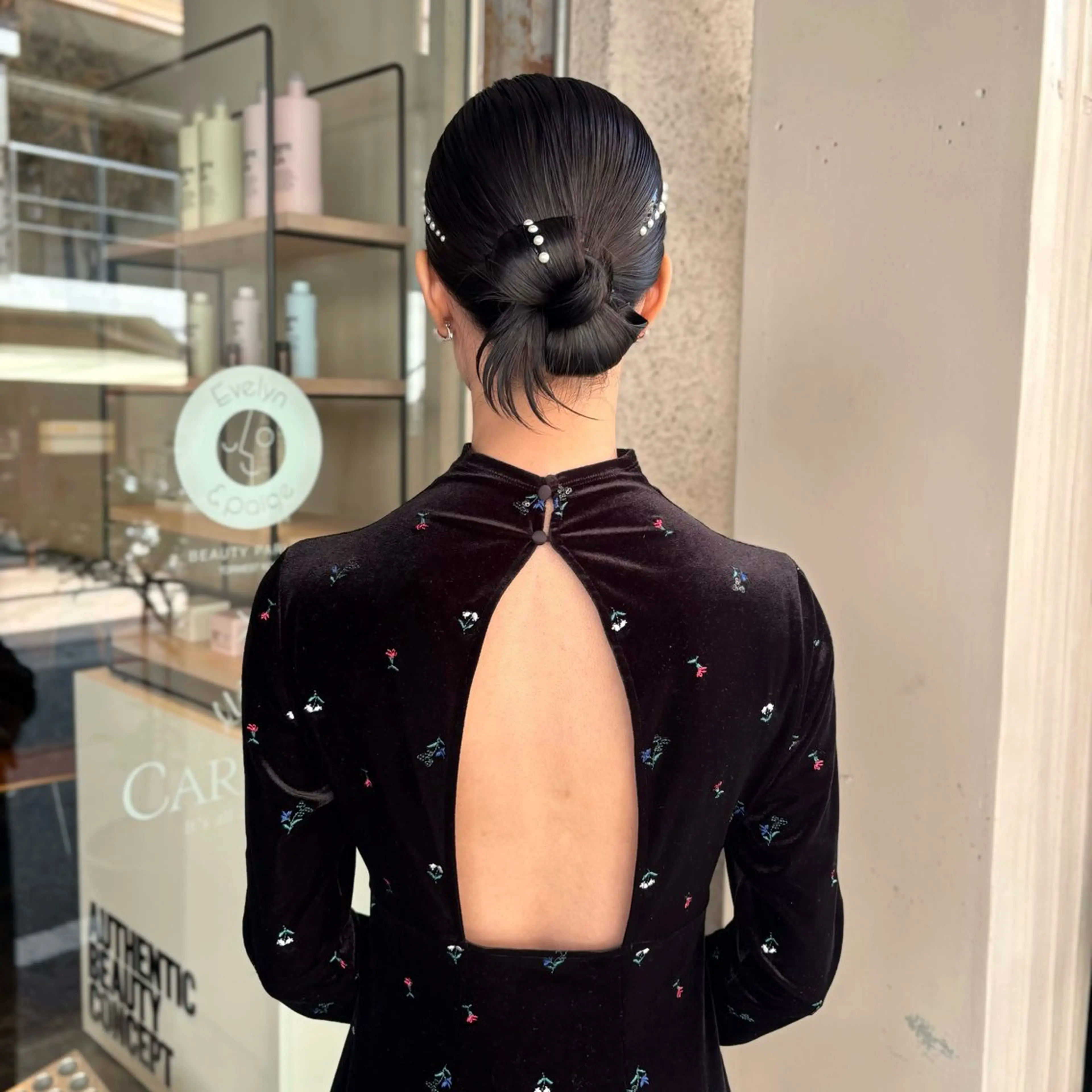 ヘアアレンジ 髪飾り ヘアセット 芦刈 咲来のヘアスタイル