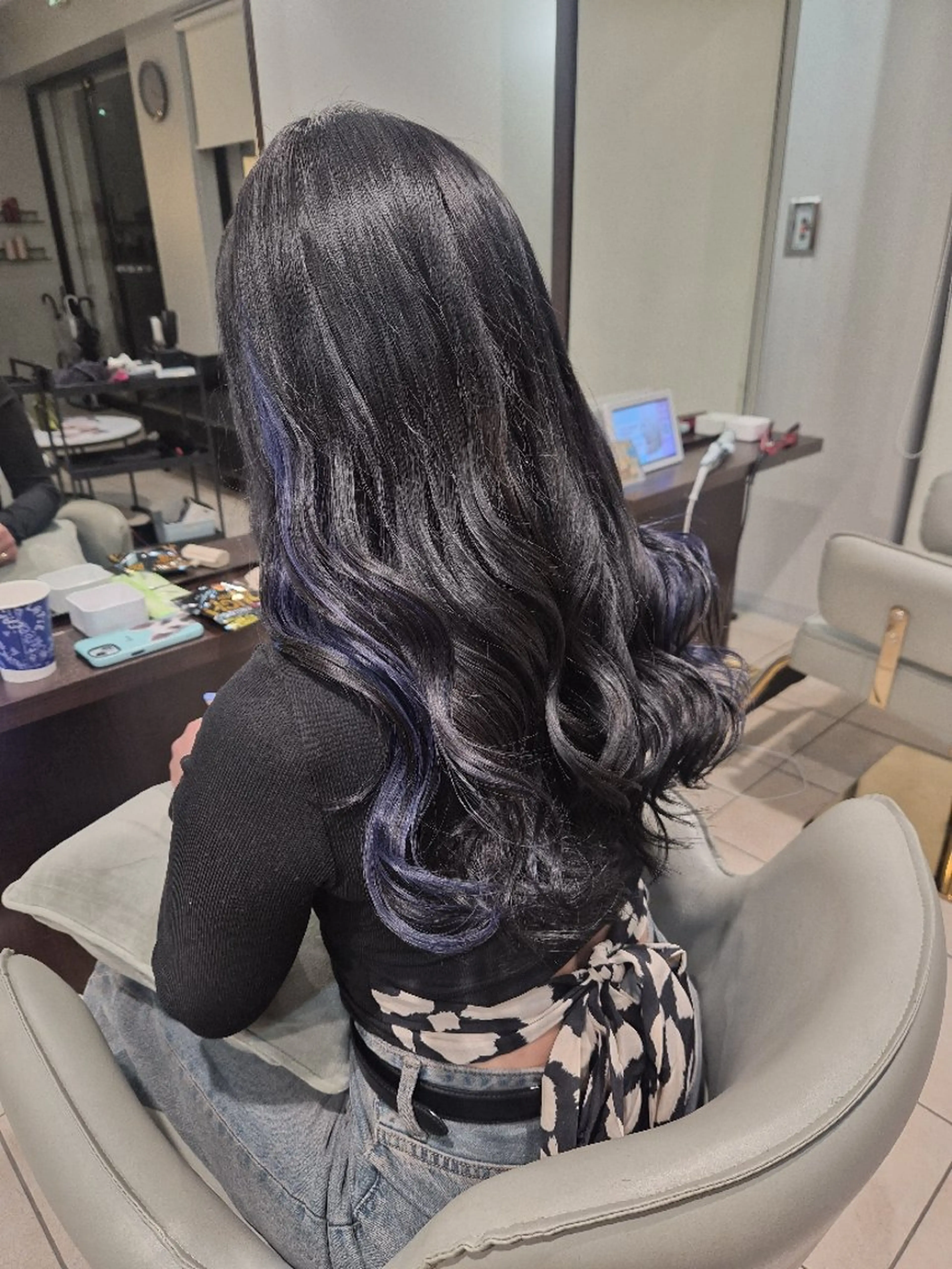 ロング カラー ヘアカラー Miyavi/カラー ショートボブのヘアスタイル