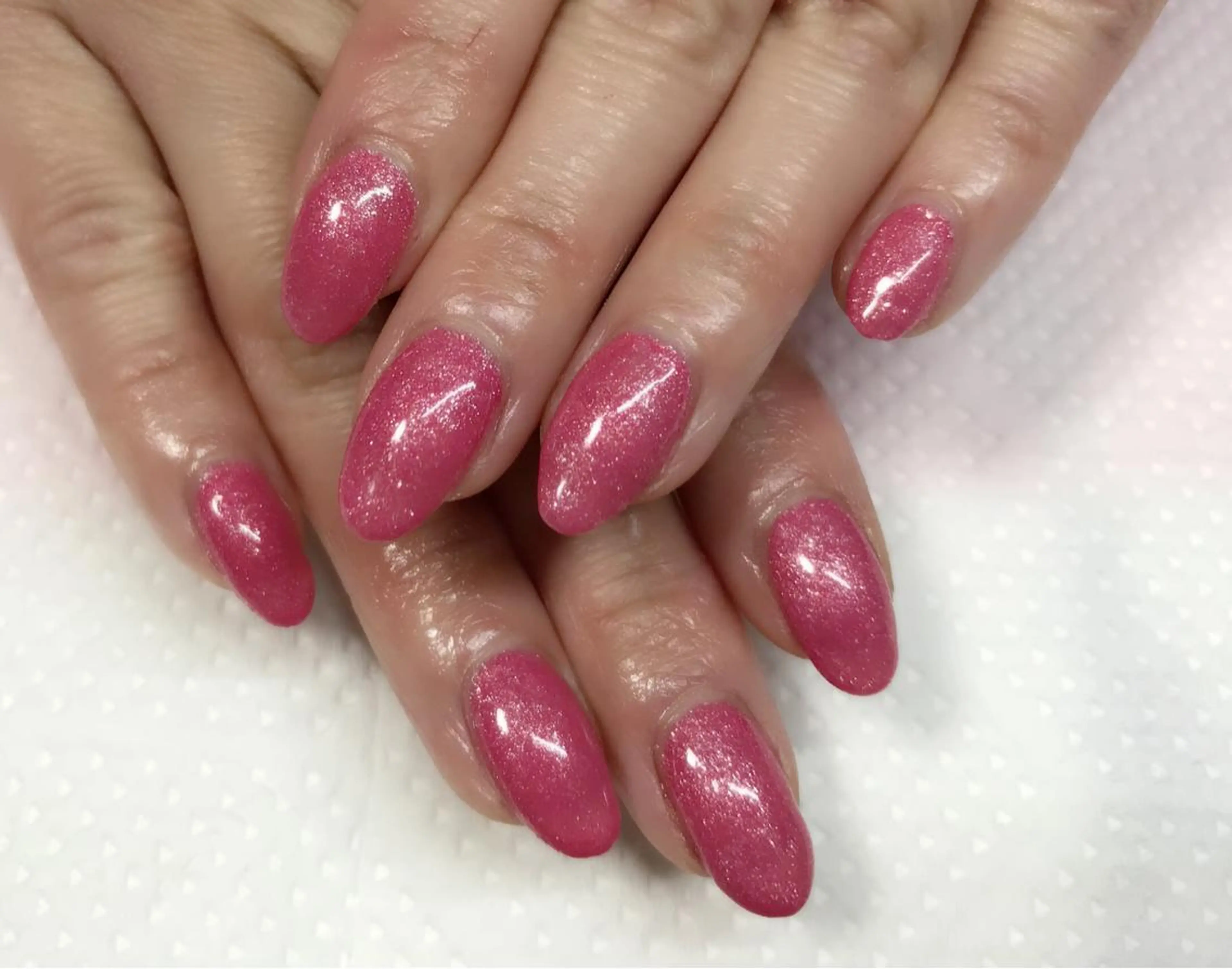 ネイル ワンカラーネイル ピンク NailSalon LiAnのネイルデザイン