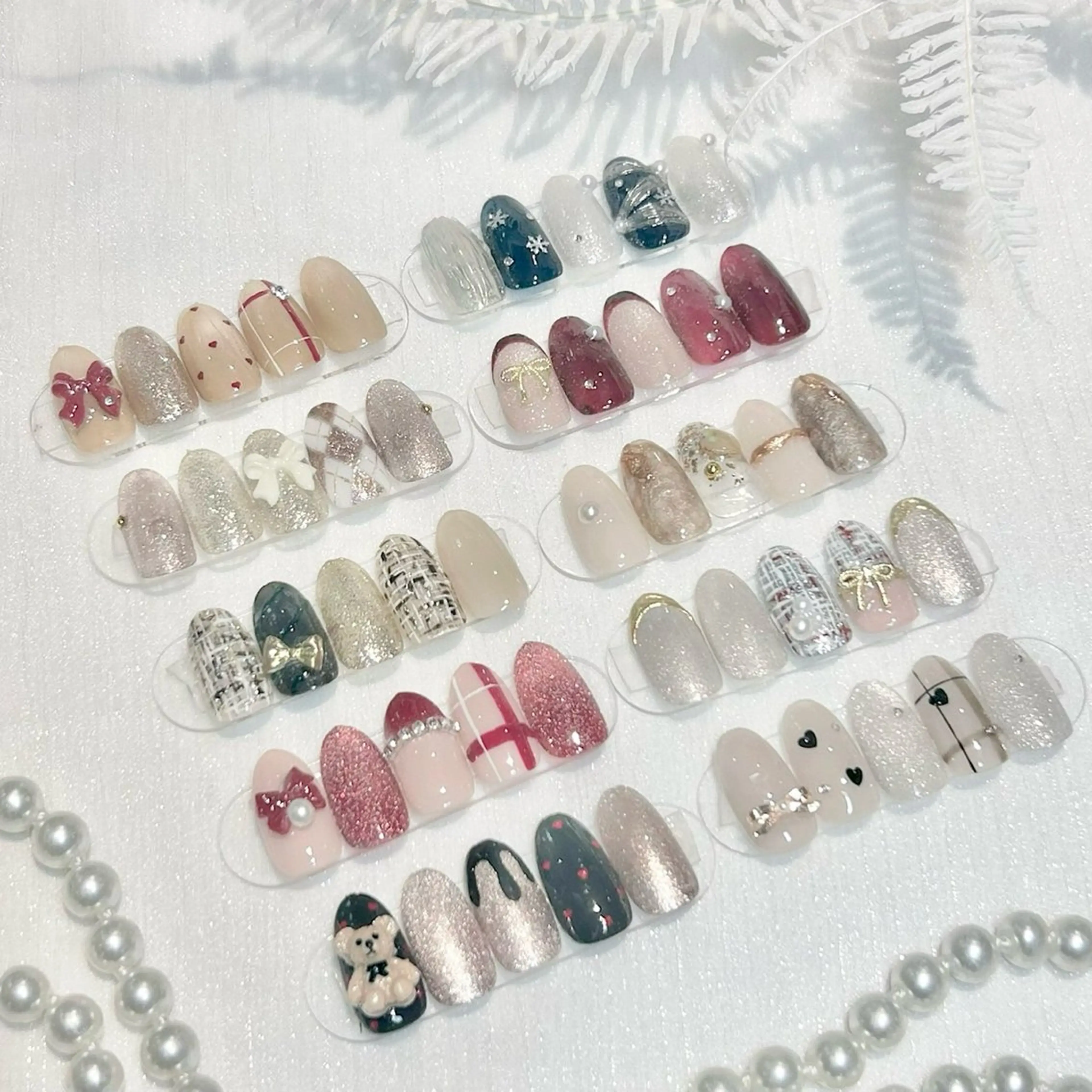 ネイル ツイードネイル WISTERIA kozueのネイルデザイン