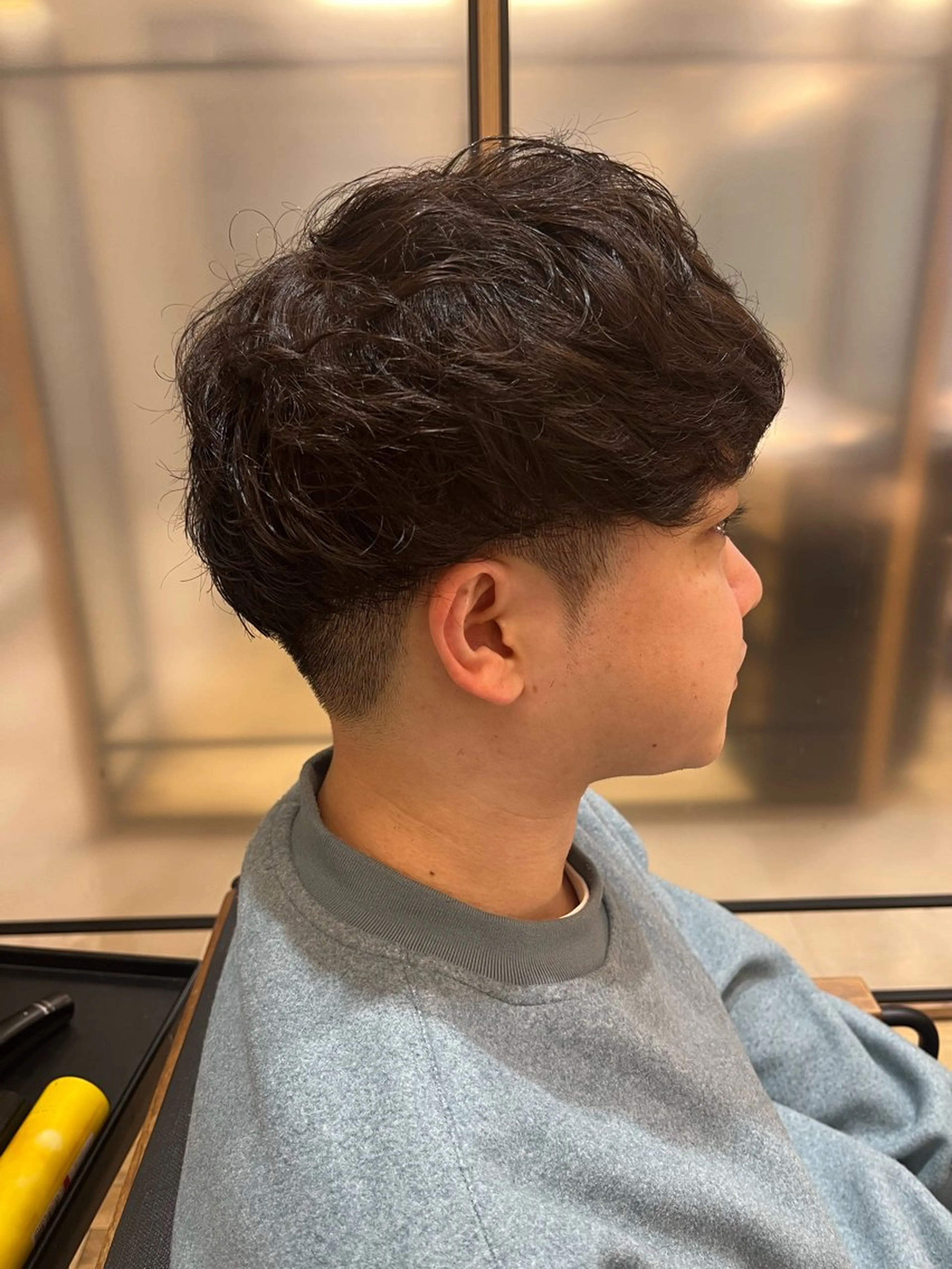 パーマ メンズ メンズパーマ カット 🟦メンズ特化🟦 たかしま　あさひのヘアスタイル