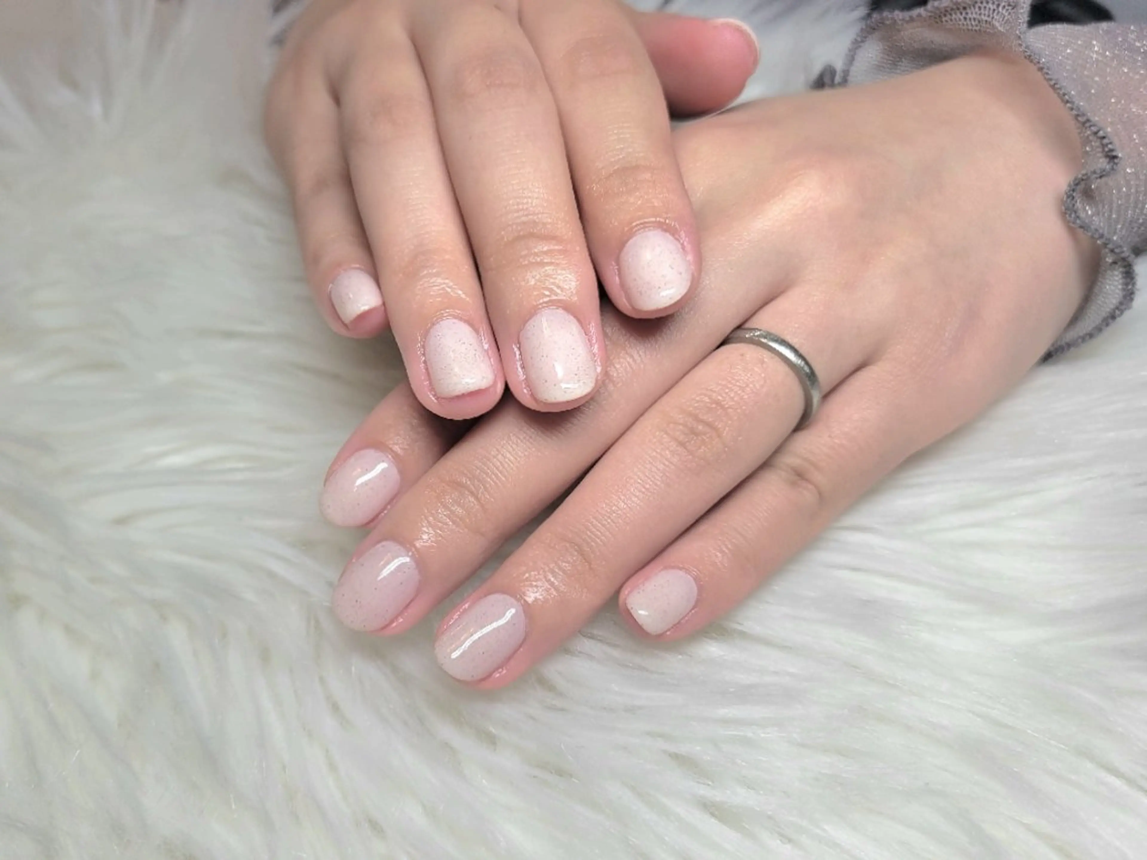 ネイル キラキラネイル ラメ(グリッター) ワンカラーネイル ハンドネイル nail patio hinaのネイルデザイン