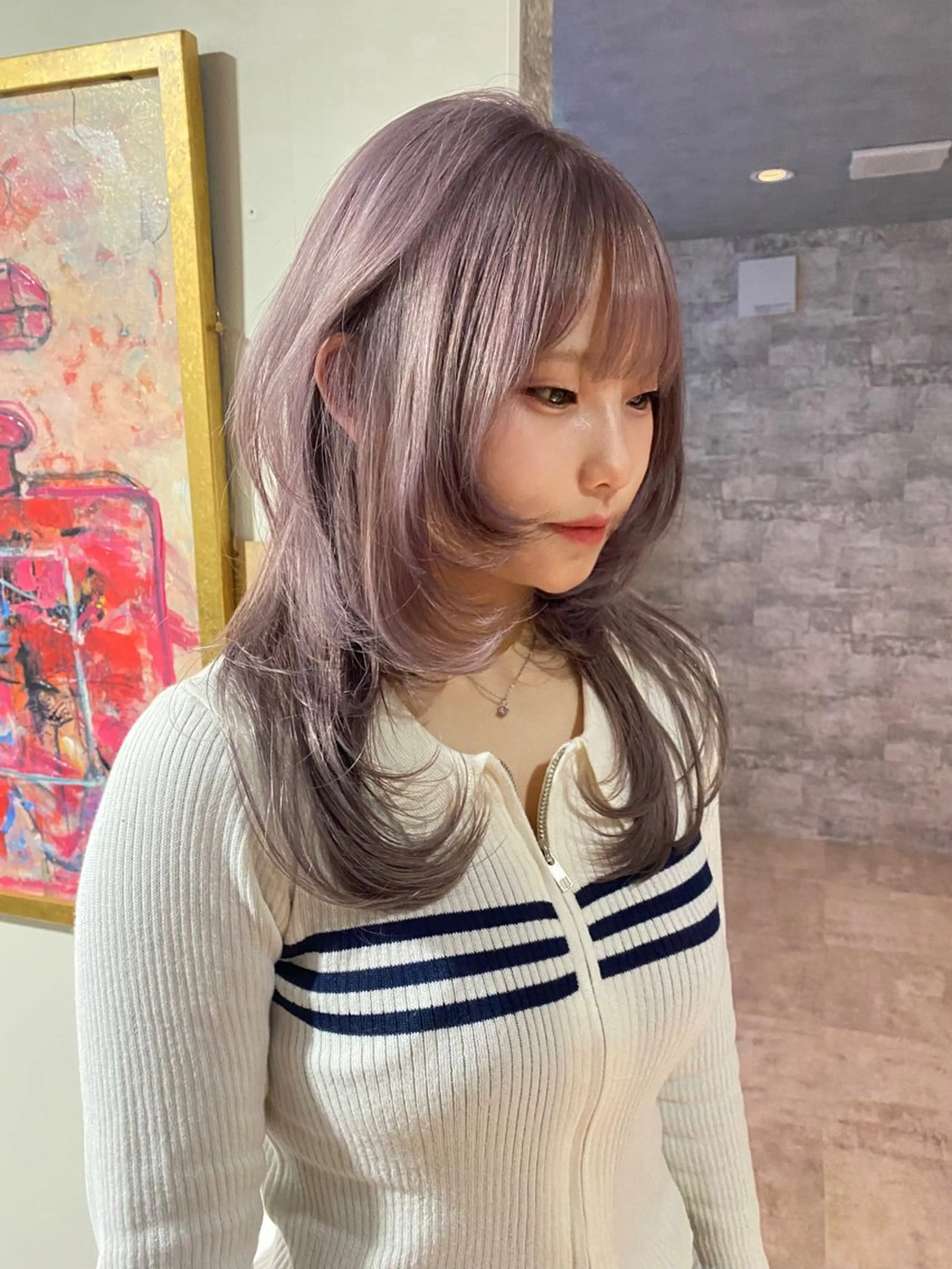 ロング カラー カット ヘアカラー トリートメント mai / linoah˚✧のヘアスタイル