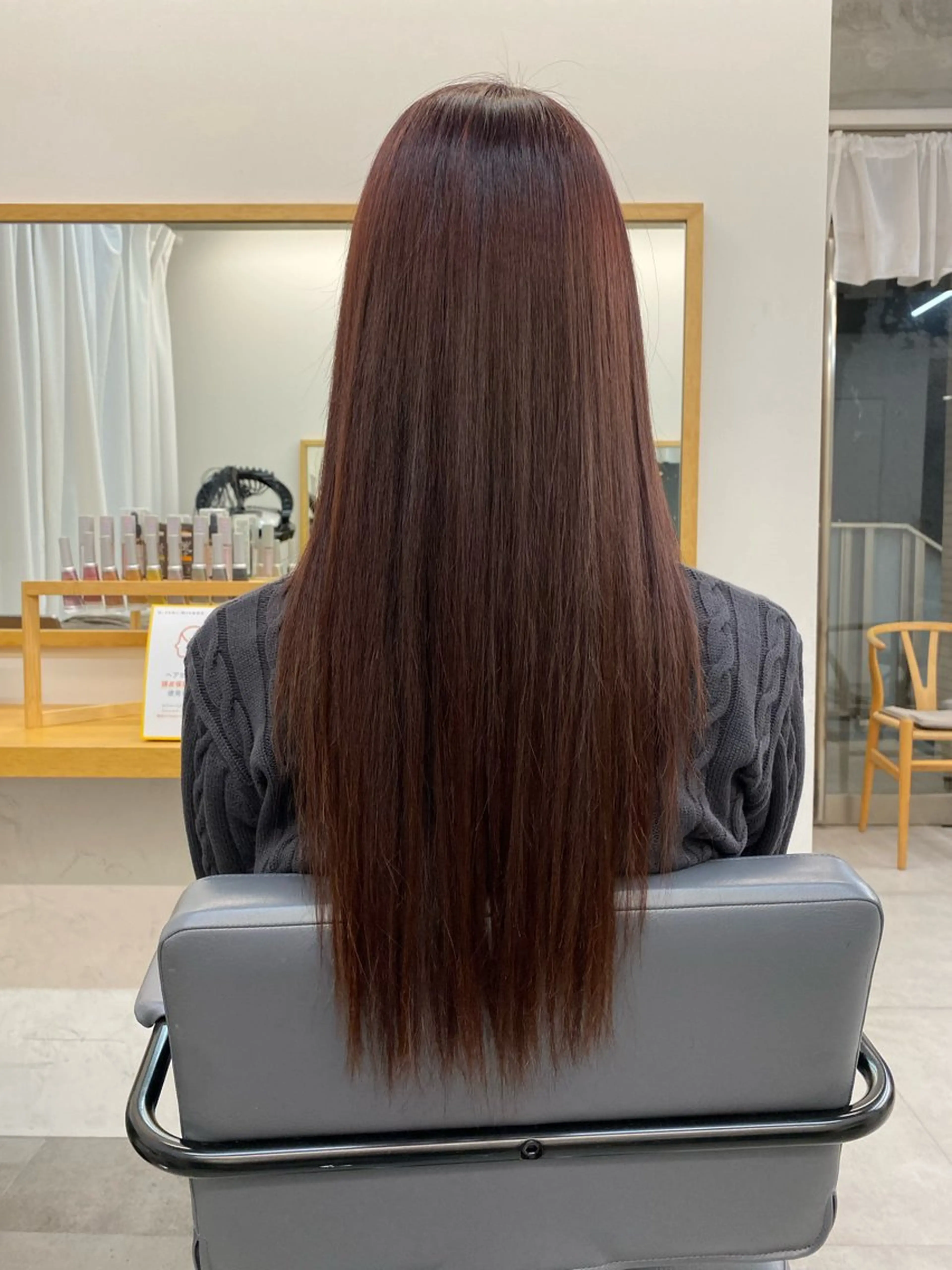 ロング 韓国風ヘア ワンカラー🍀 ／otohaのヘアスタイル