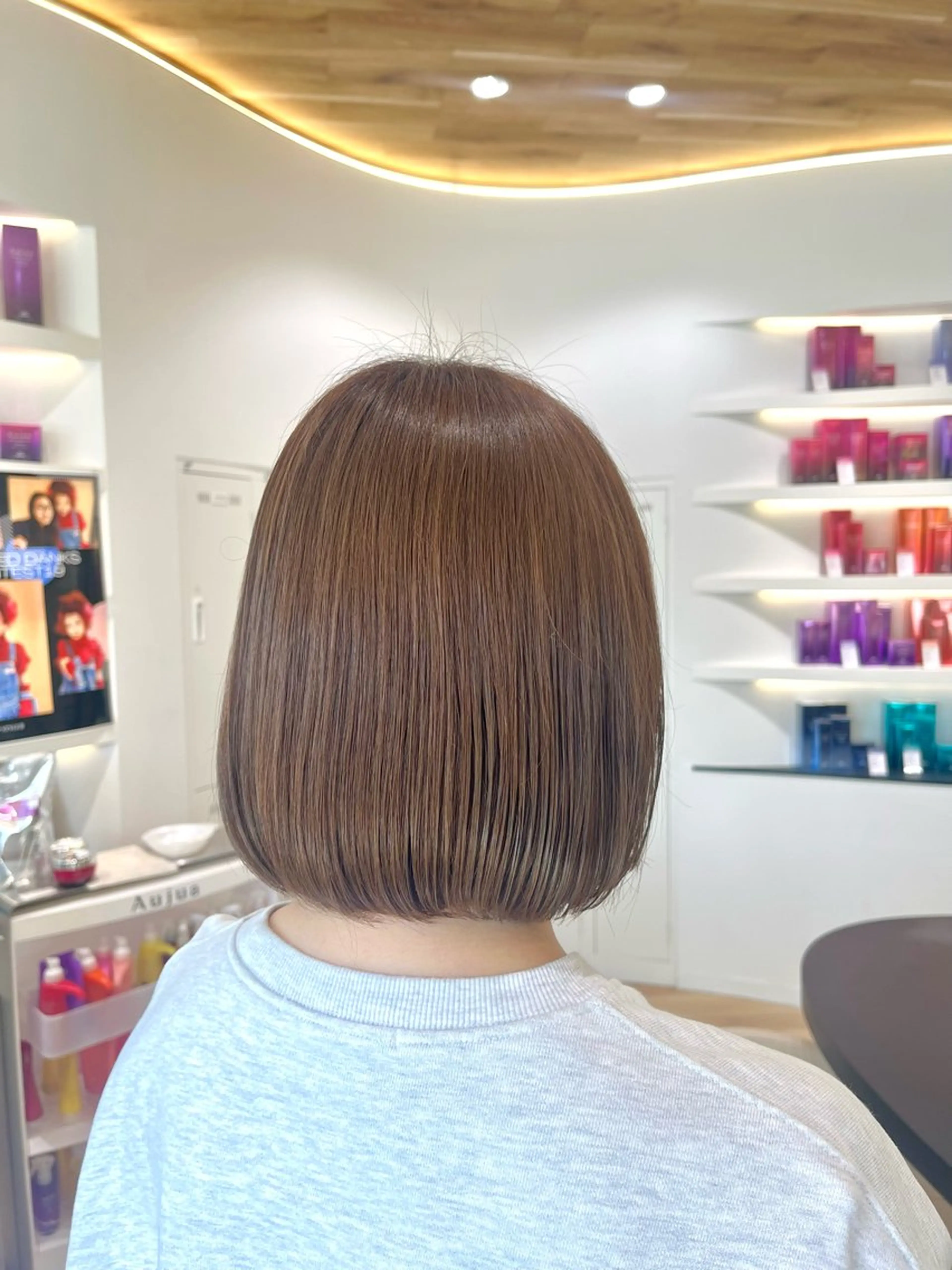 ショート 透明感カラー🫧/ アレンジ/ayanoのヘアスタイル