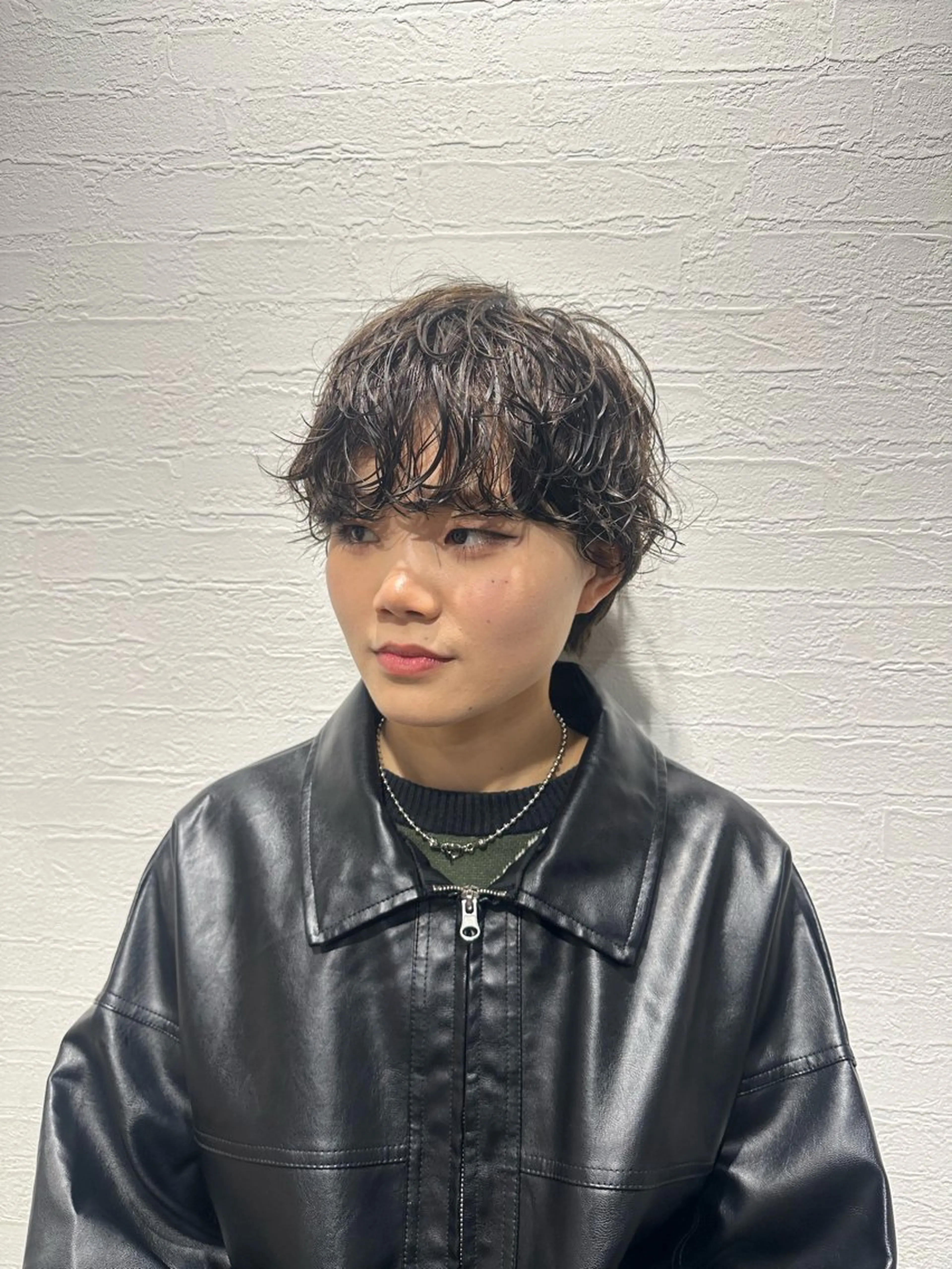 ショート ヘアカラー 濱本 樹蘭のヘアスタイル
