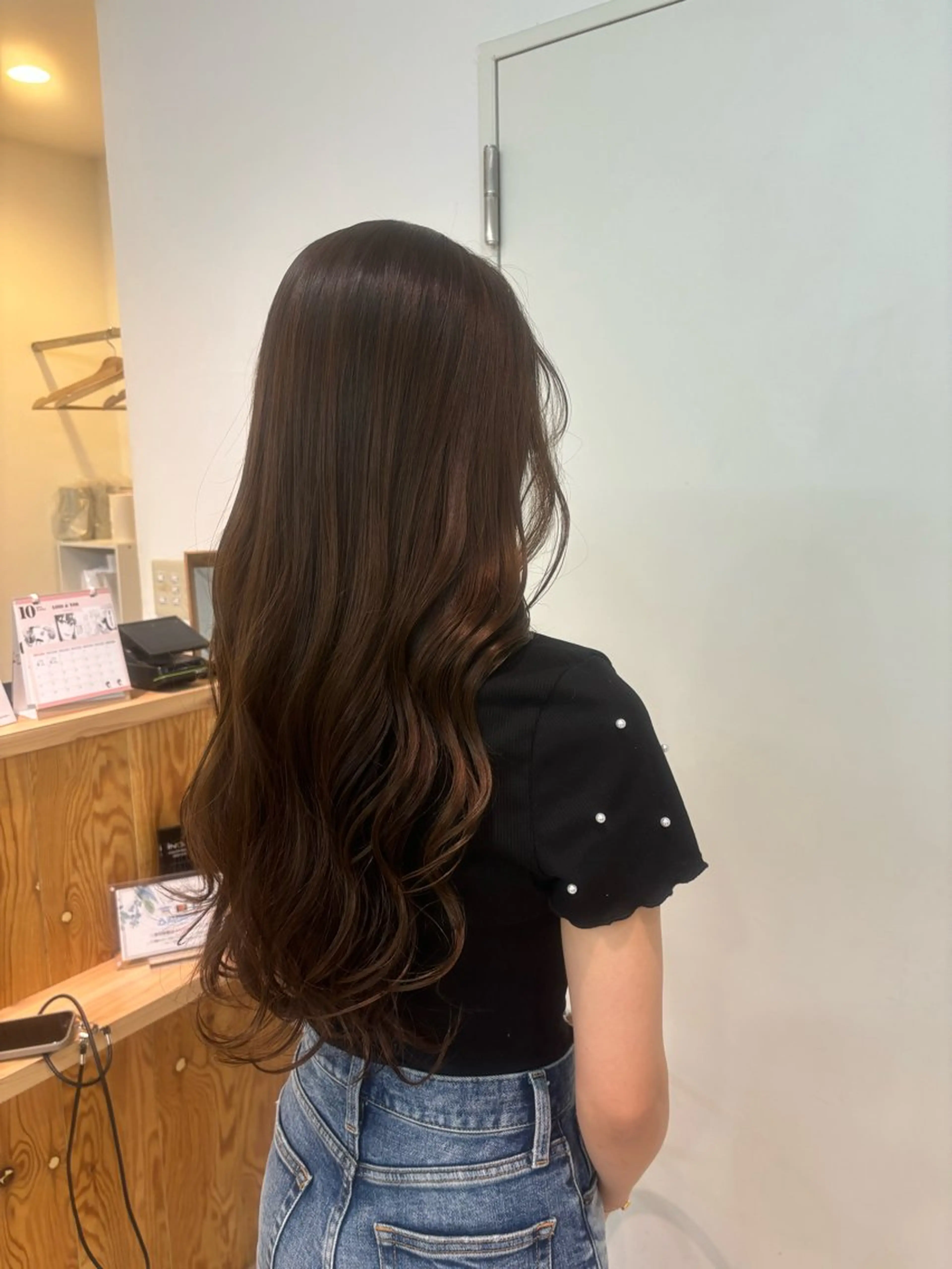 ロング カラー ロング トリートメント 室谷 ゆりあのヘアスタイル