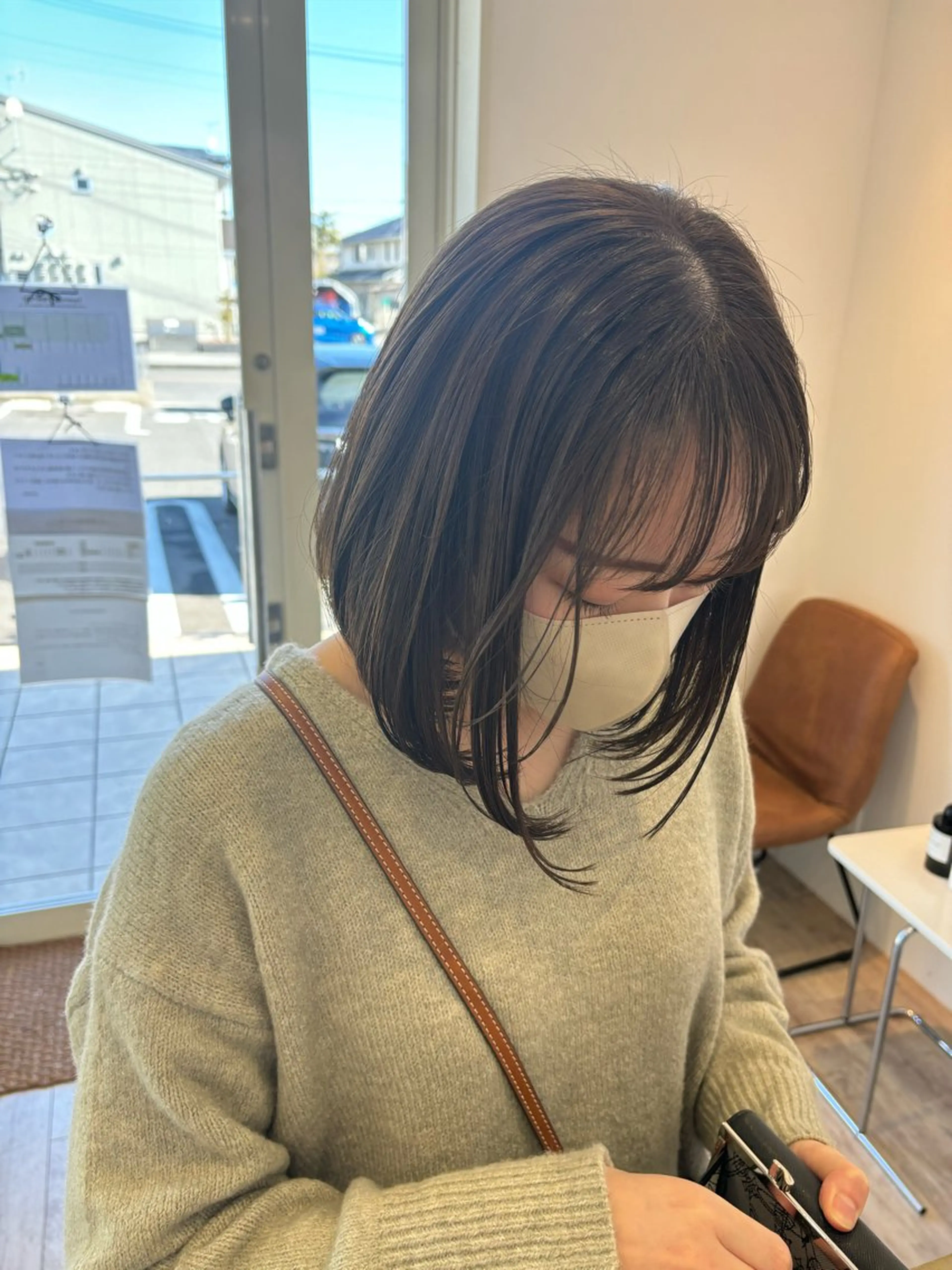 【ホームケア付き】透明感カラー+トリートメント🌼(1回のみのカラー、ロング料金あり+1,100円​〜​)の写真