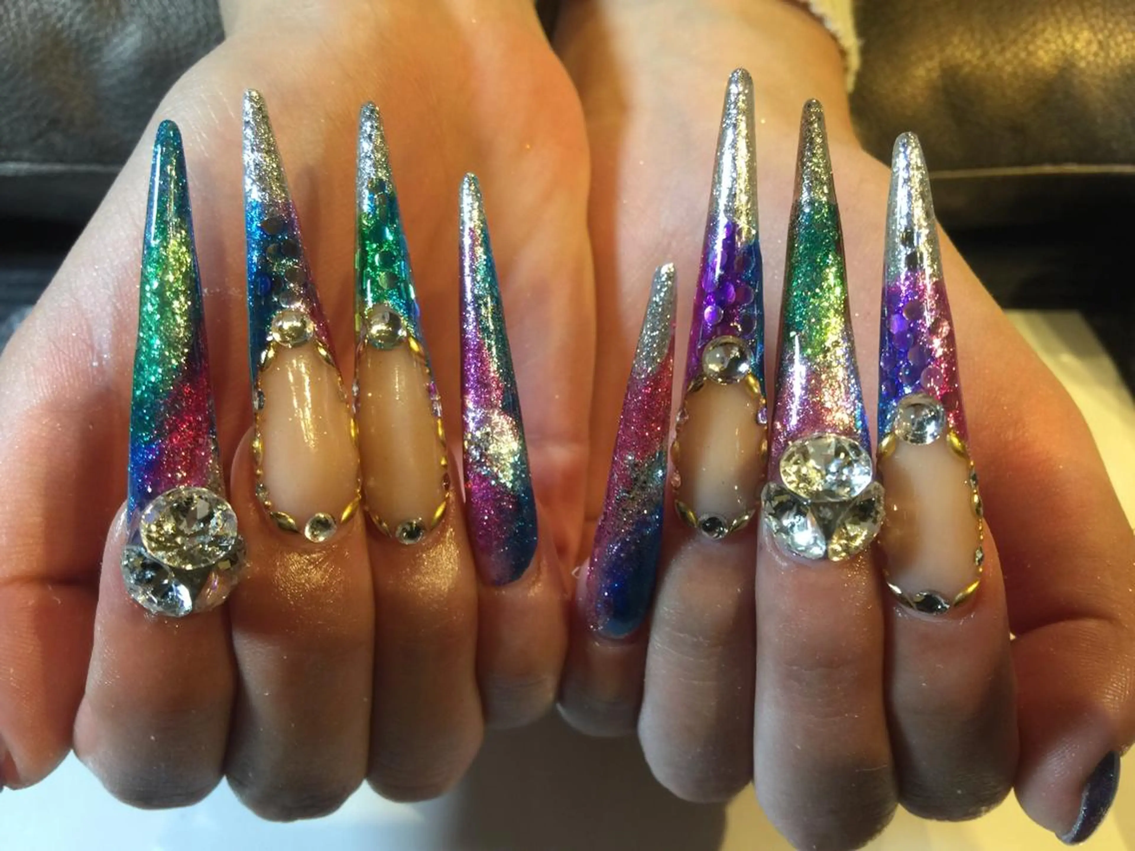 ネイル スカルプネイル chatblanc ♡のネイルデザイン