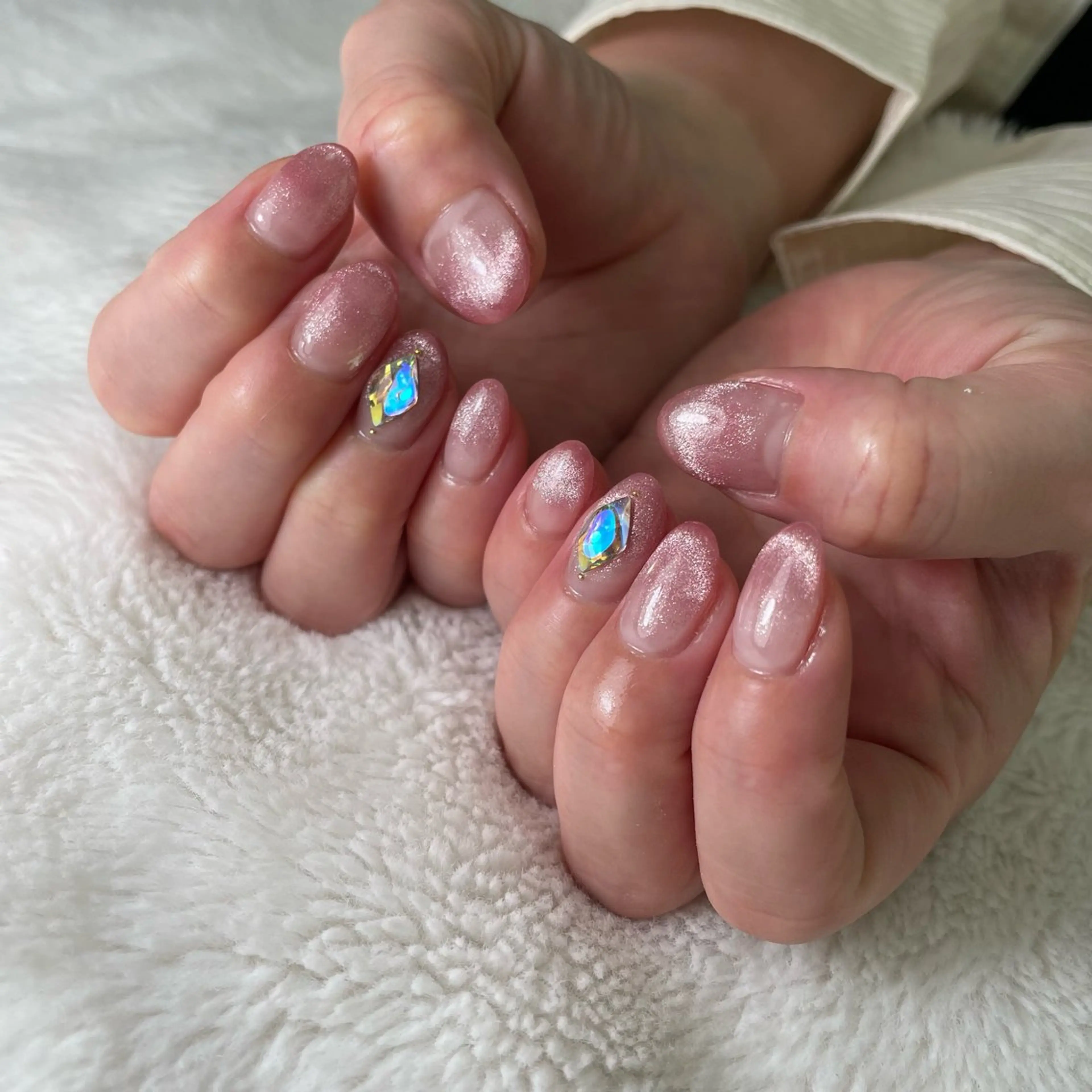 ネイル グラデーション マグネットネイル ハンドネイル kipinail 川﨑えりかのネイルデザイン