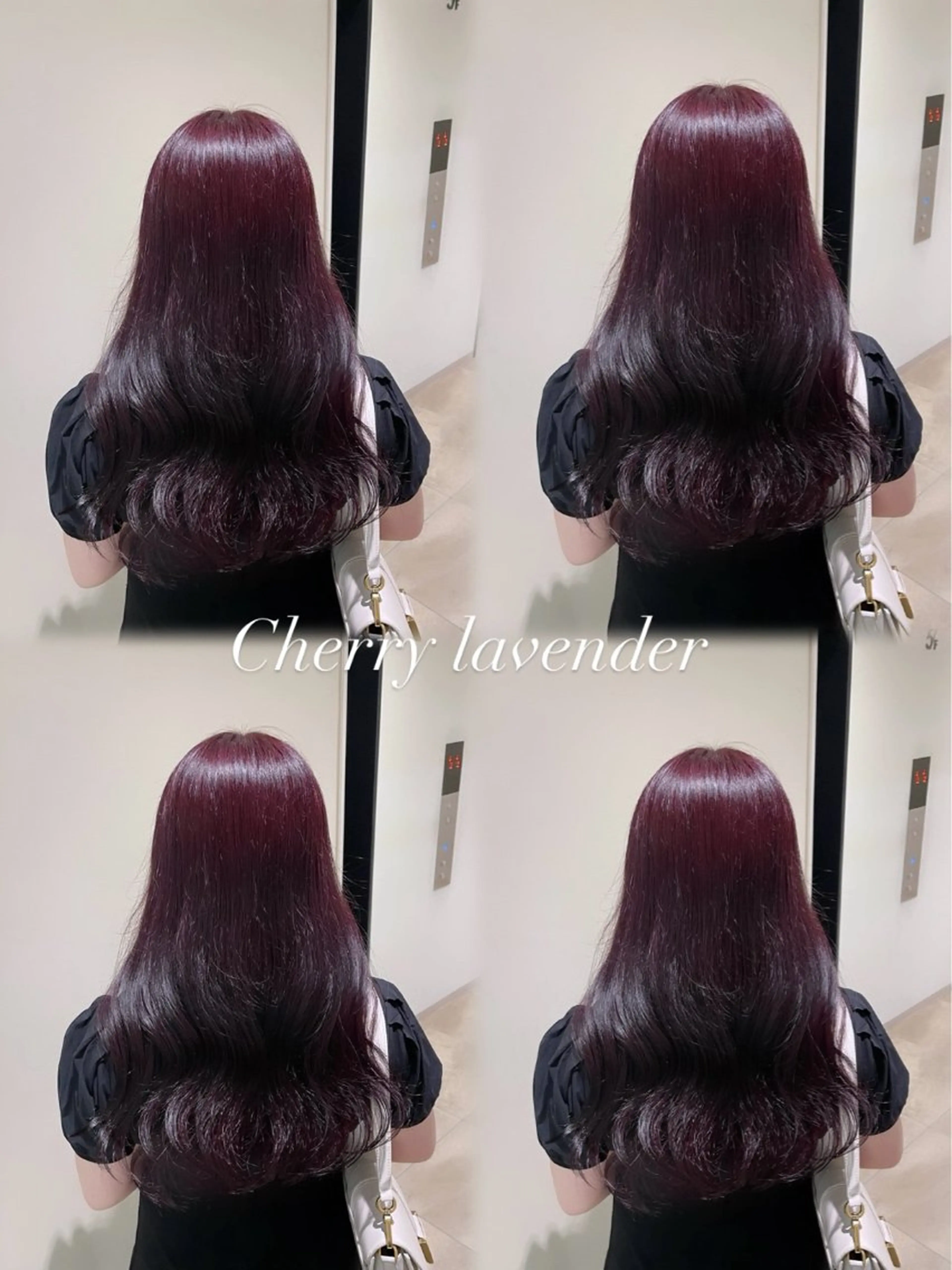 セミロング カラー ヘアアレンジ Ella所属・nana【艶髪】/ レイヤー/縮毛矯正のヘアスタイル