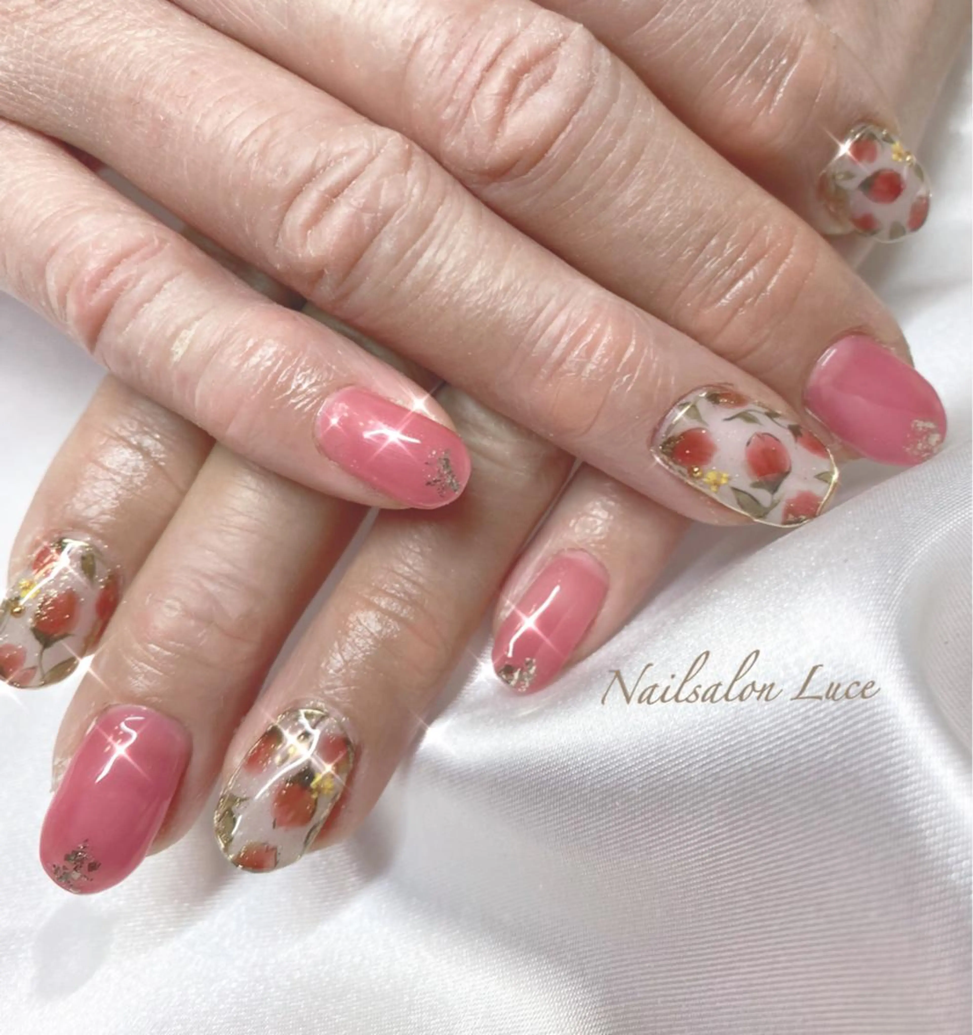 ネイル ジェルネイル ワンカラーネイル ネイル& 脱毛サロン　Lのマツエク・マツパデザイン