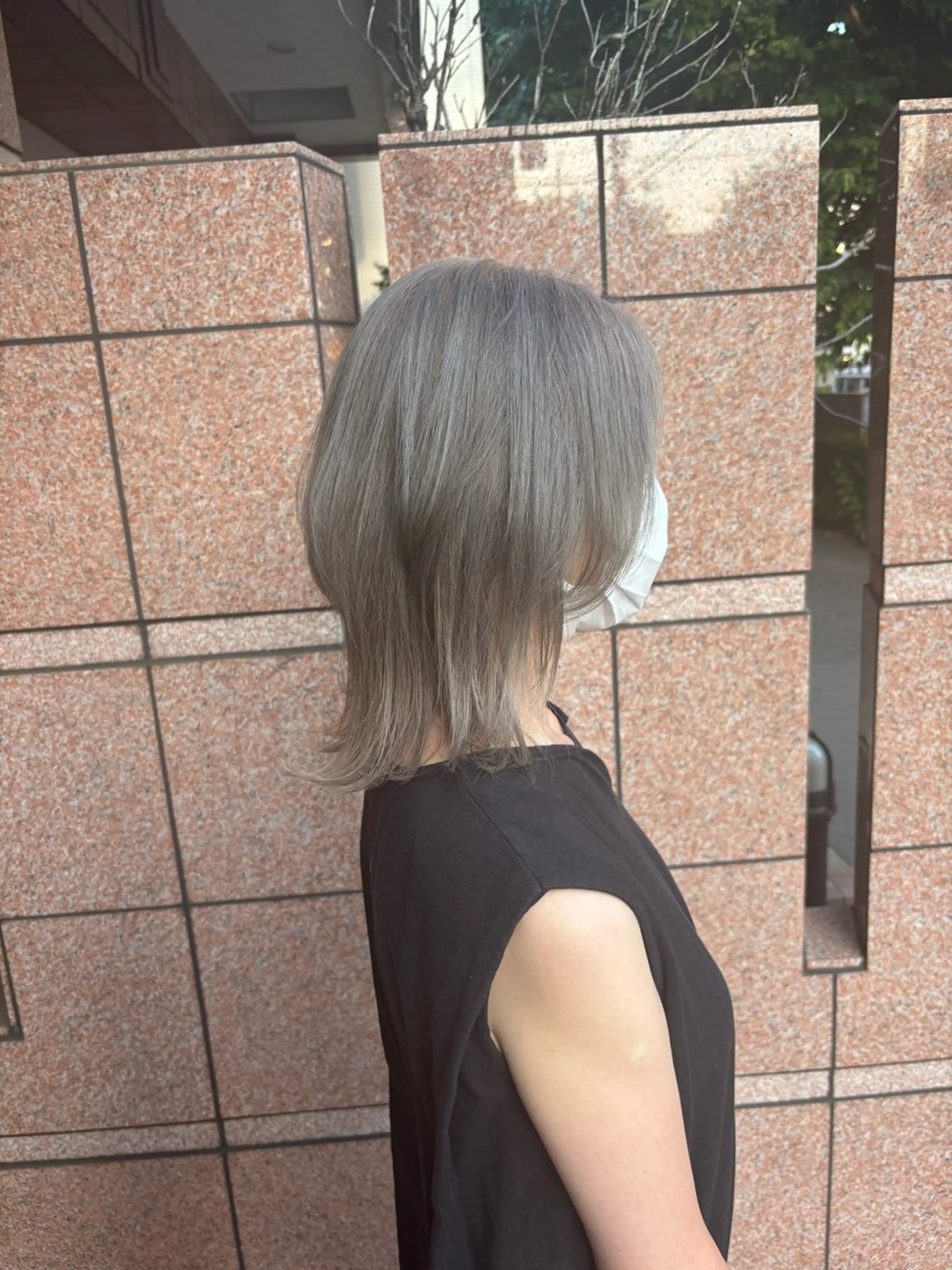 ミディアム カラー ヘアカラー 坂本 優輝のヘアスタイル