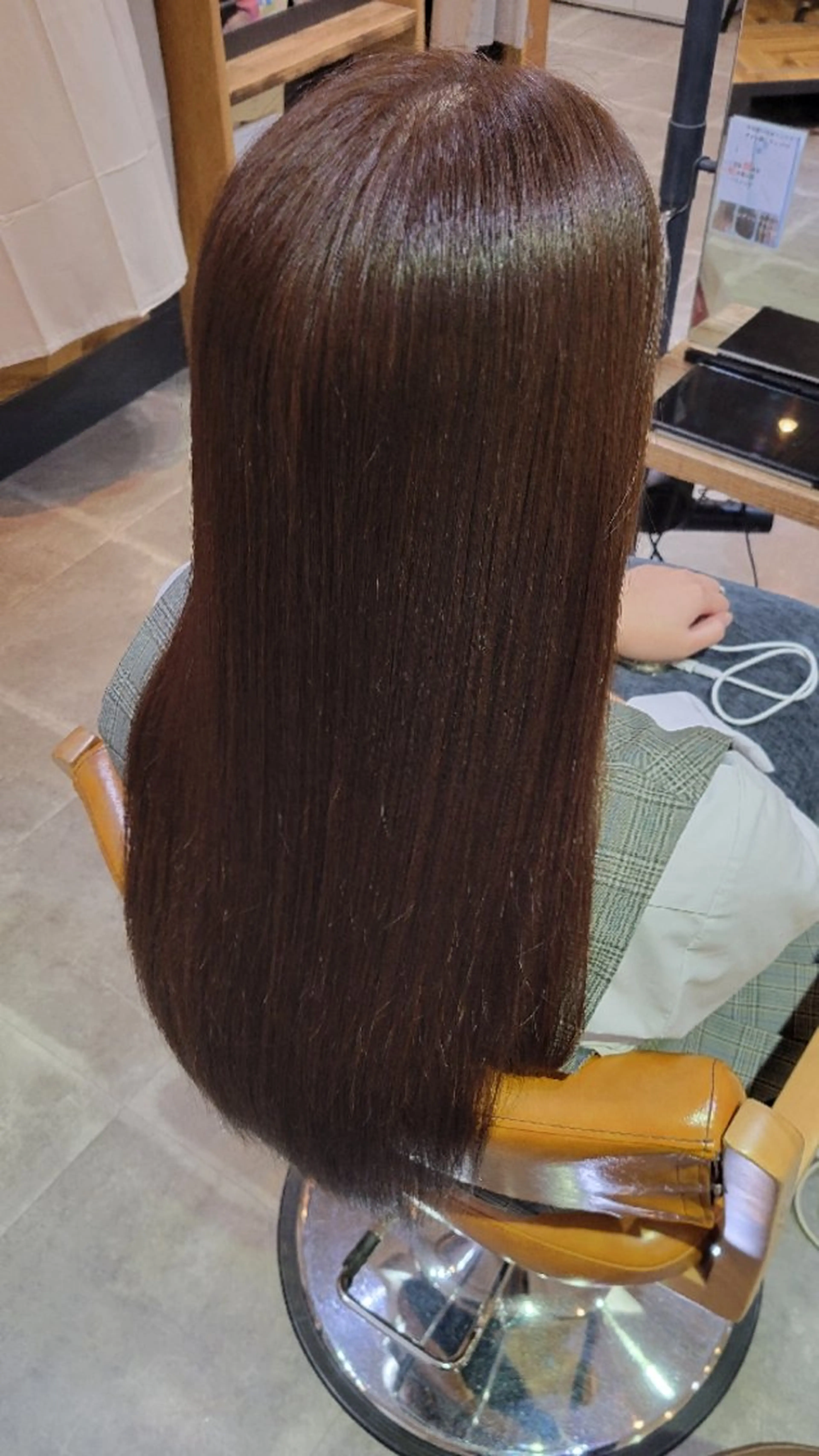 ロング カラー シェル🦋 【韓国風】のヘアスタイル