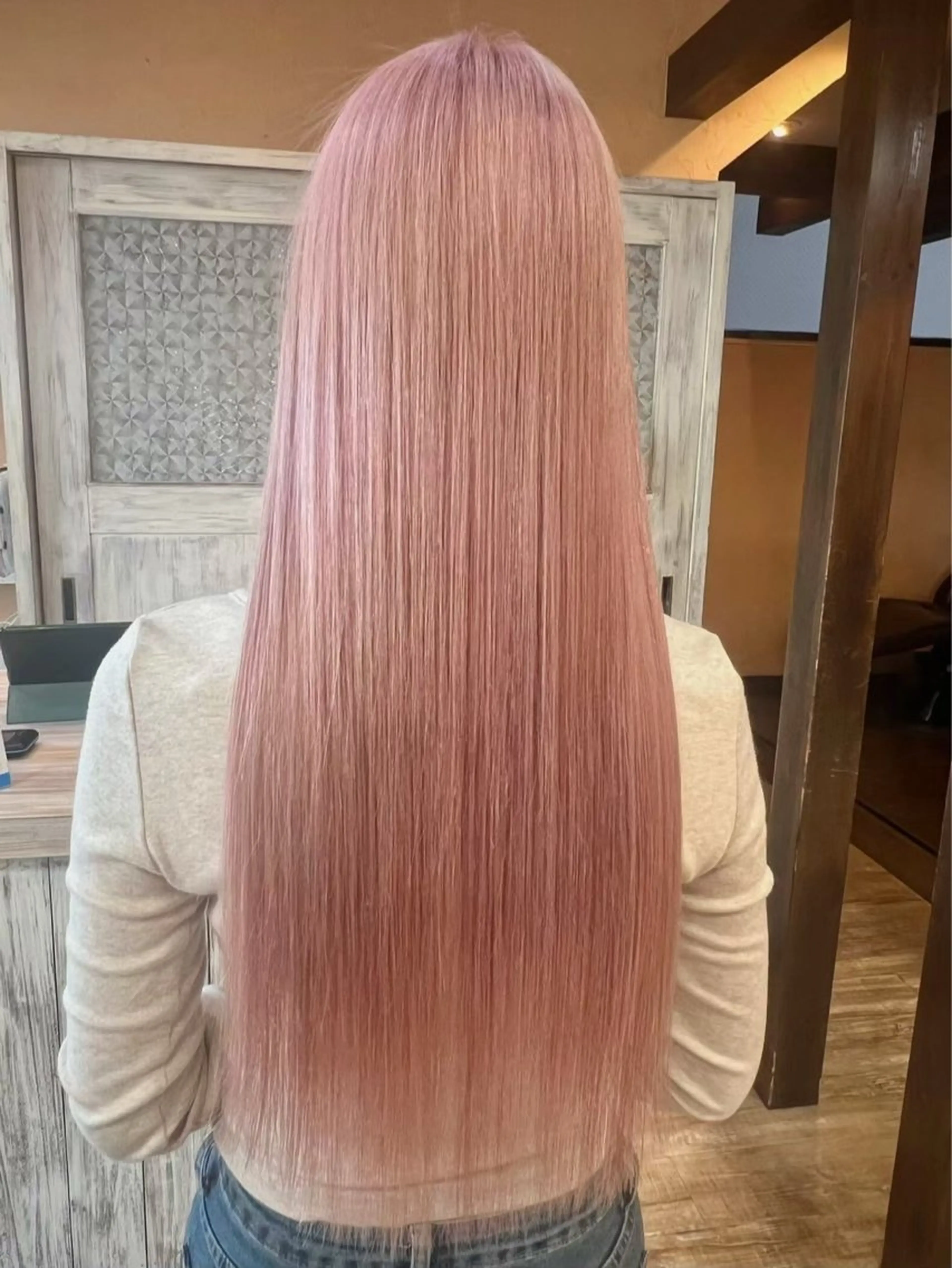 ロング カラー ヘアカラー トリートメント ブリーチカラー🎀 Himariのヘアスタイル