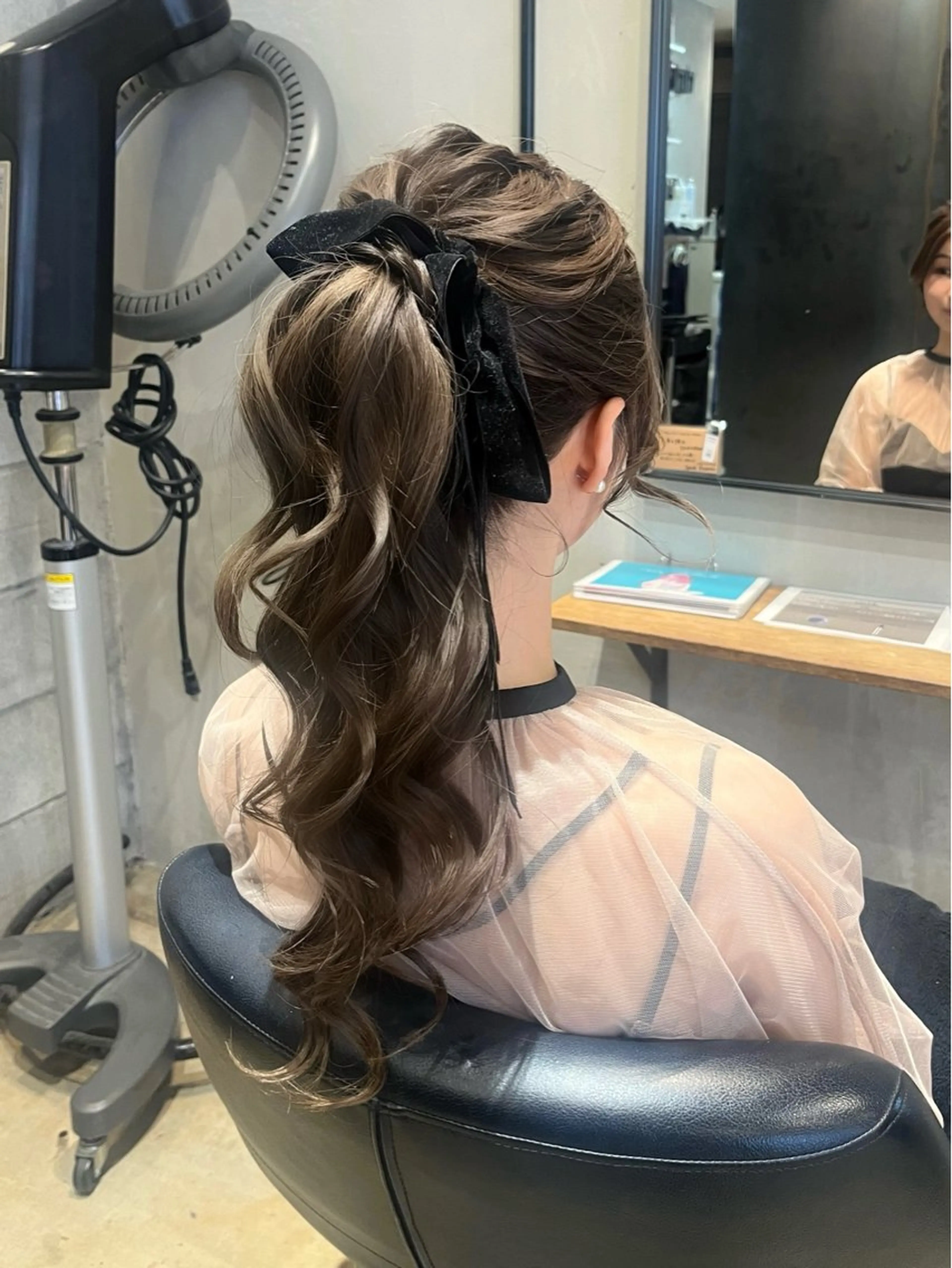 ロング みわ/博多 ブリーチ/メンズヘアのヘアスタイル