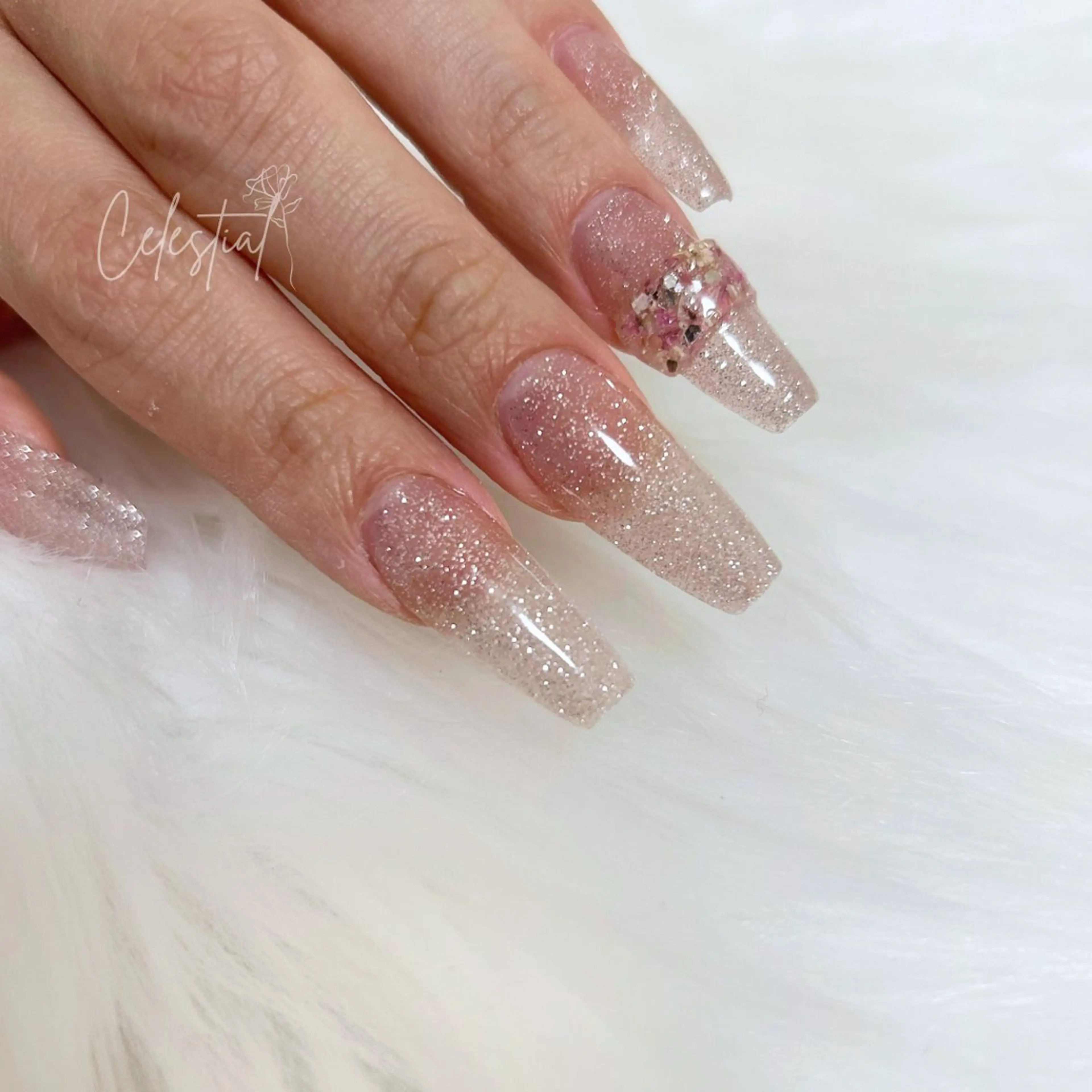 ネイル フラワーネイル Celestial nailのネイルデザイン