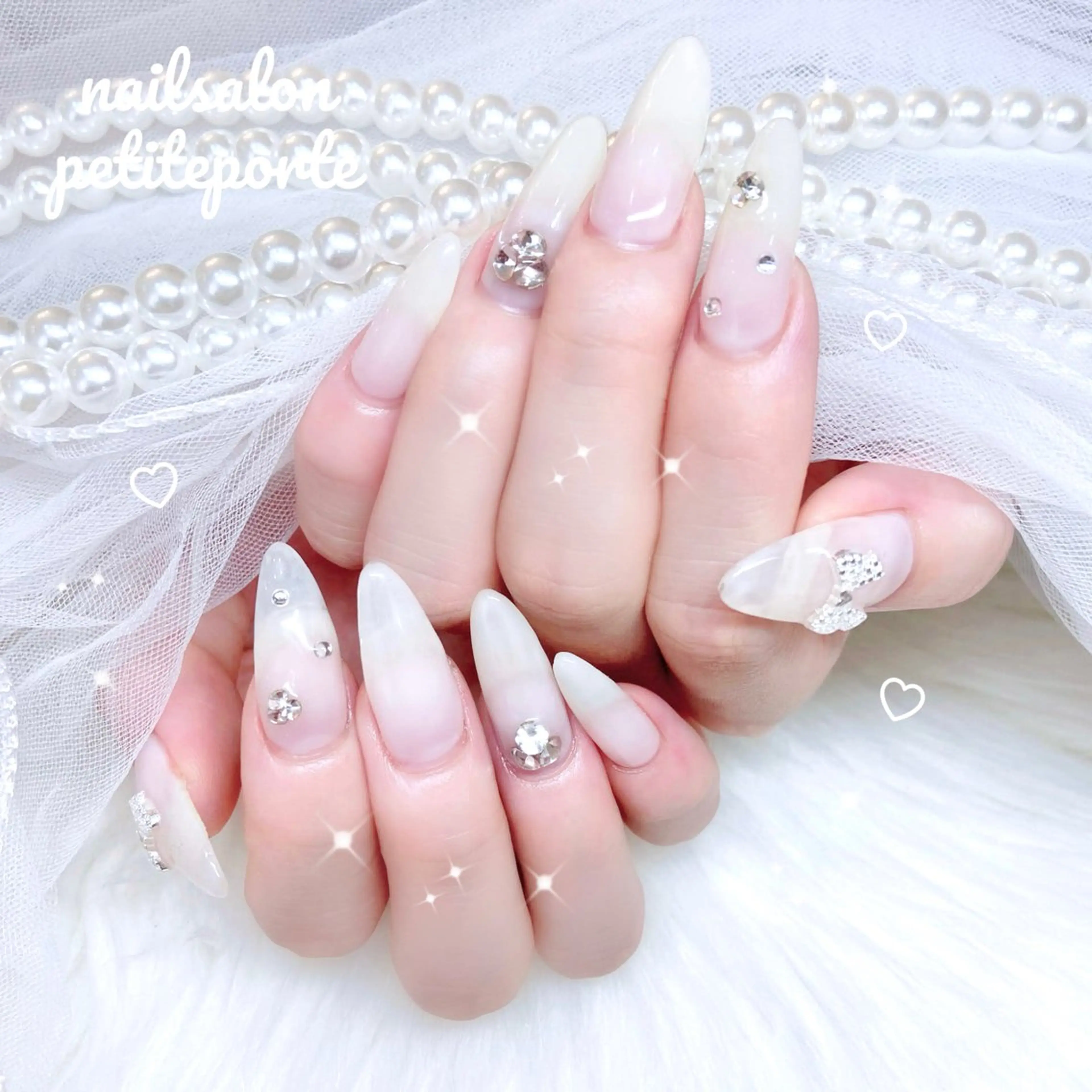 ネイル オフィスネイル ワンカラーネイル ブライダルネイル ハンドネイル petite porteのネイルデザイン