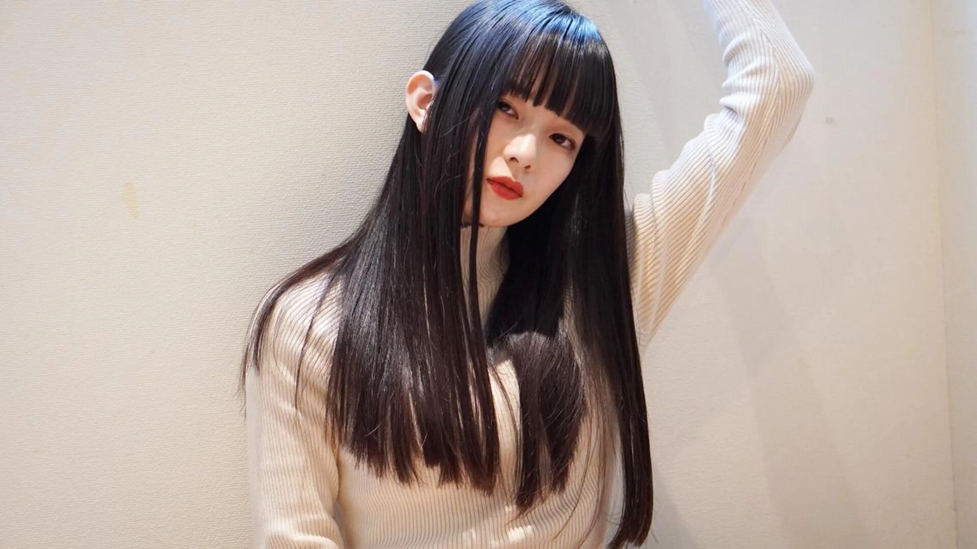 セミロング カラー テトネ タカシのヘアスタイル
